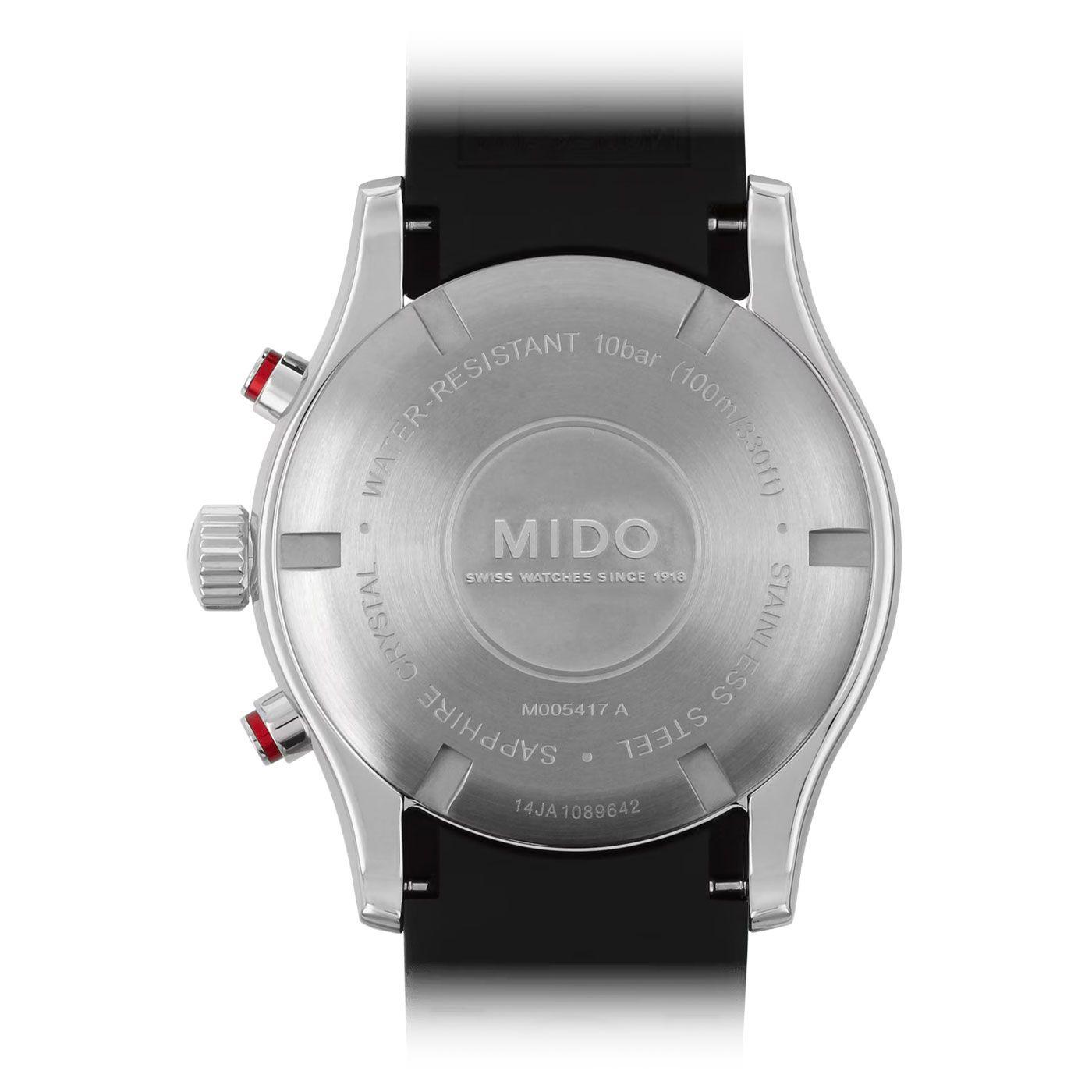 Reloj Mido Multifort Quartz Negro-1