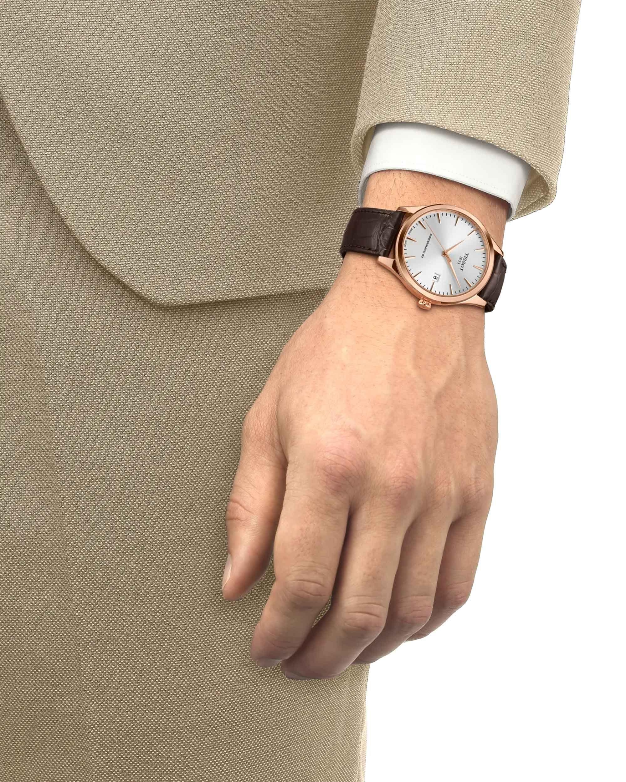 Reloj Tissot Classic Dream Cuero Oro Rosa-3