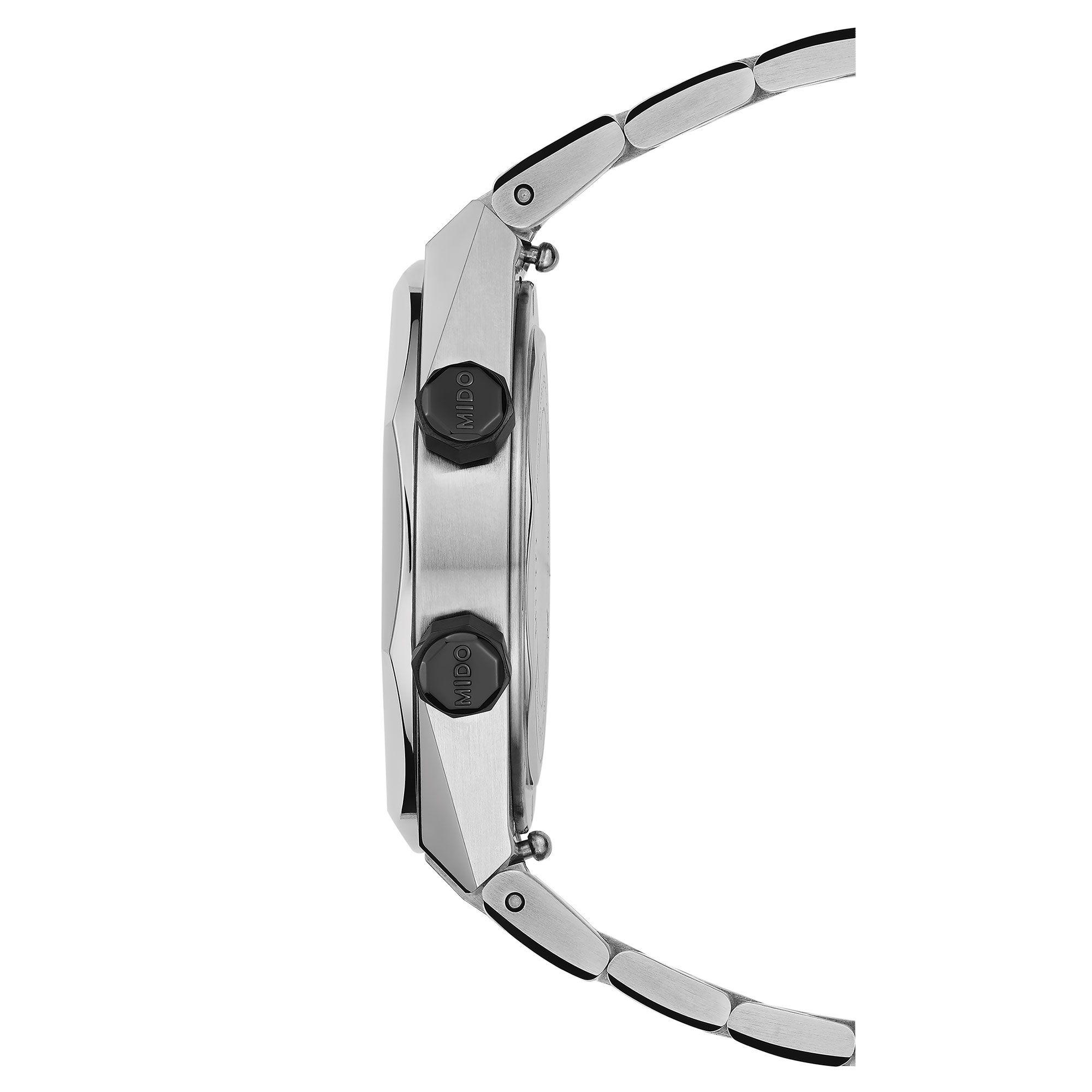 Reloj Mido Multifort 8 Two Crowns Acero-2