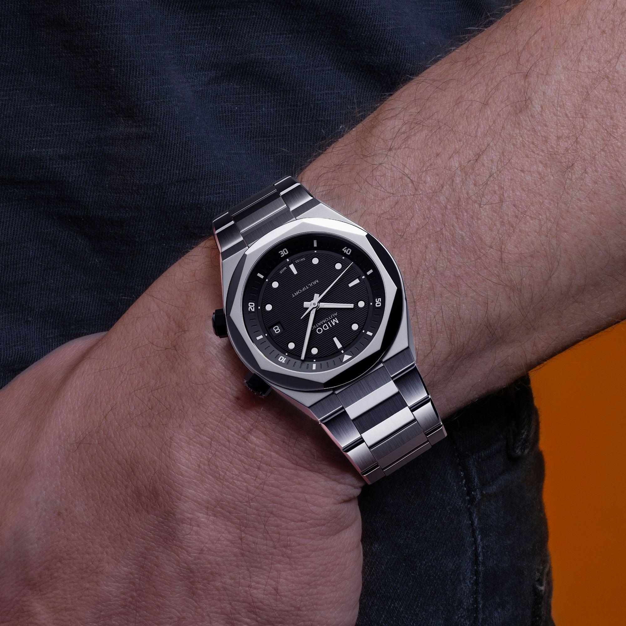 Reloj Mido Multifort 8 Two Crowns Acero-3