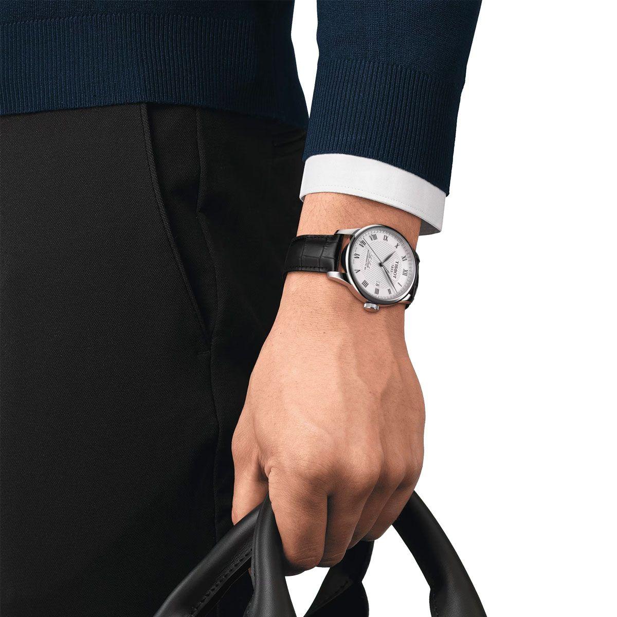 Reloj Tissot Le Locle Powermatic 80 Negro-2