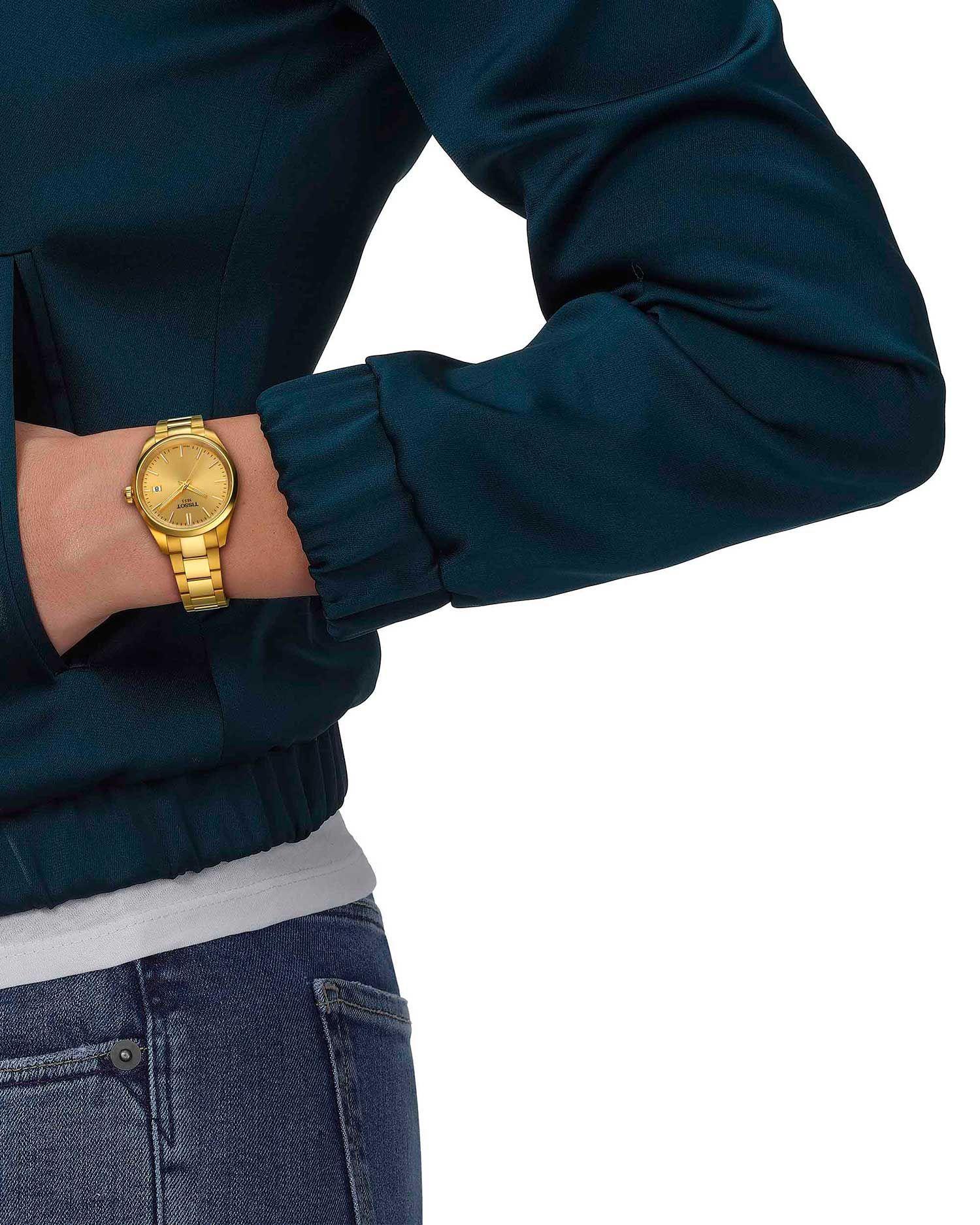 Reloj Tissot Pr100 Classic Dorado-3