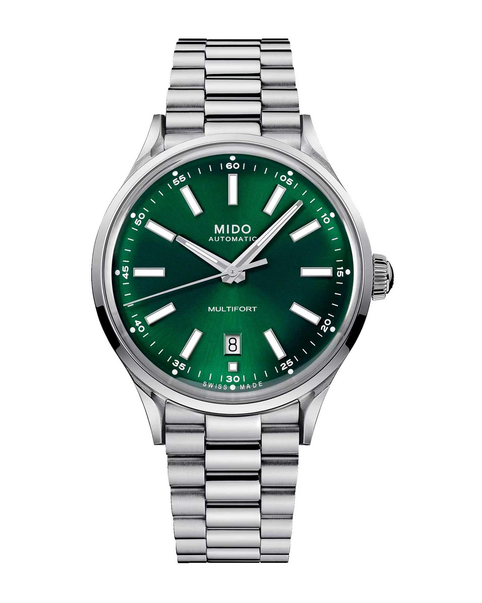 Reloj Mido Multifort Powerwind Verde-0