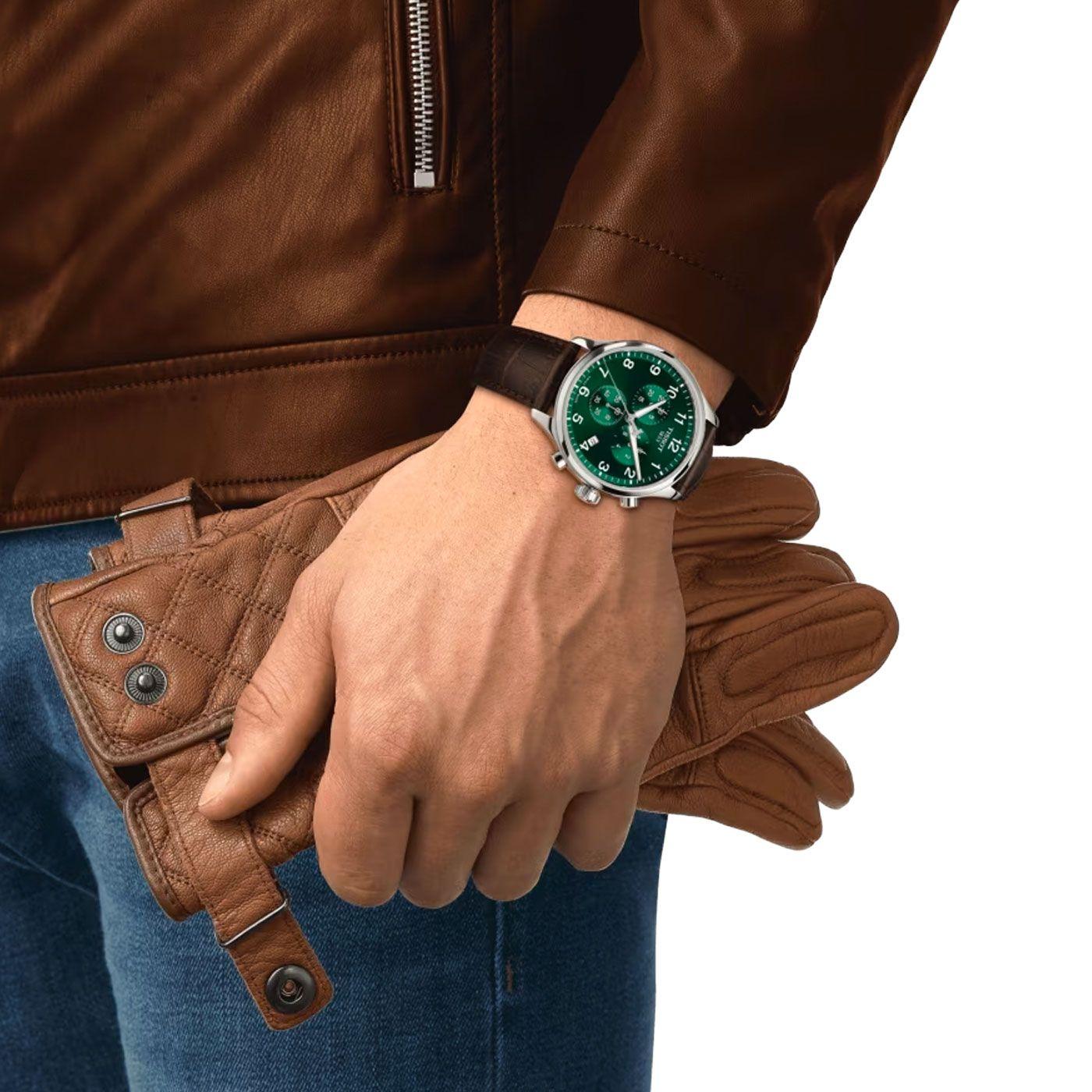 Reloj Tissot Chrono XL Classic Cuero Café-3