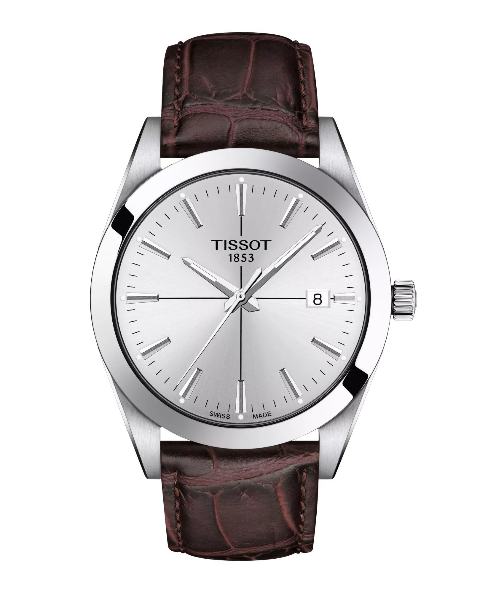 Reloj Tissot Gentleman Cuero Café-0