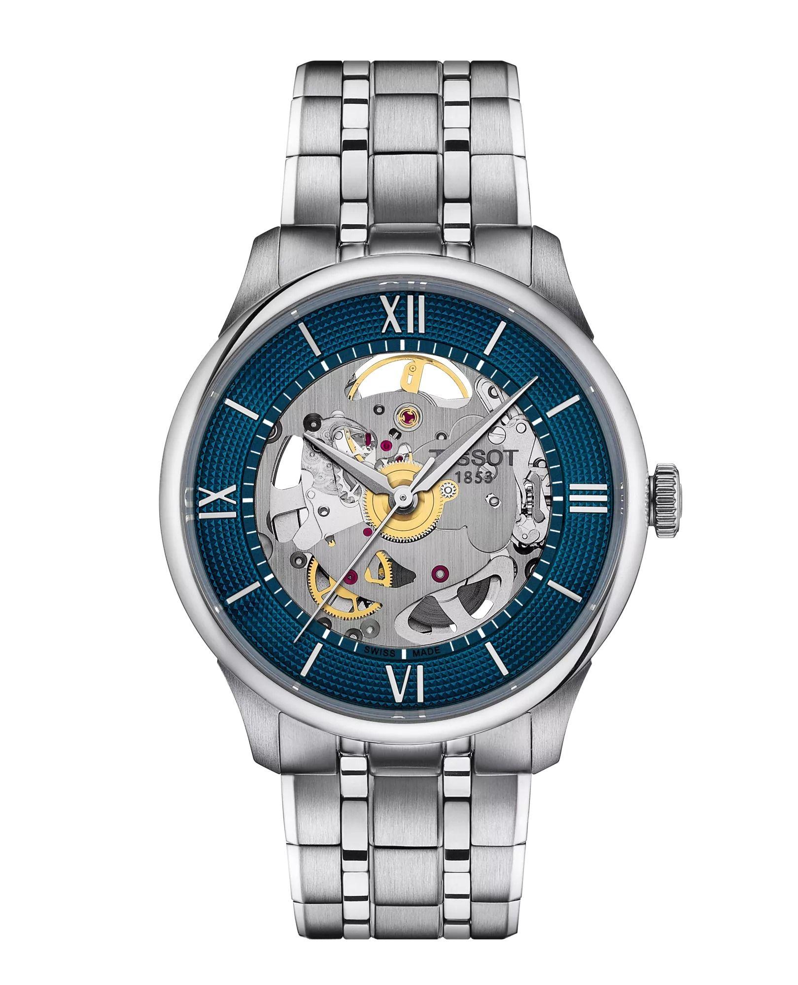 Reloj Tissot Chemin Des Tourelles Skeleton Acero-0