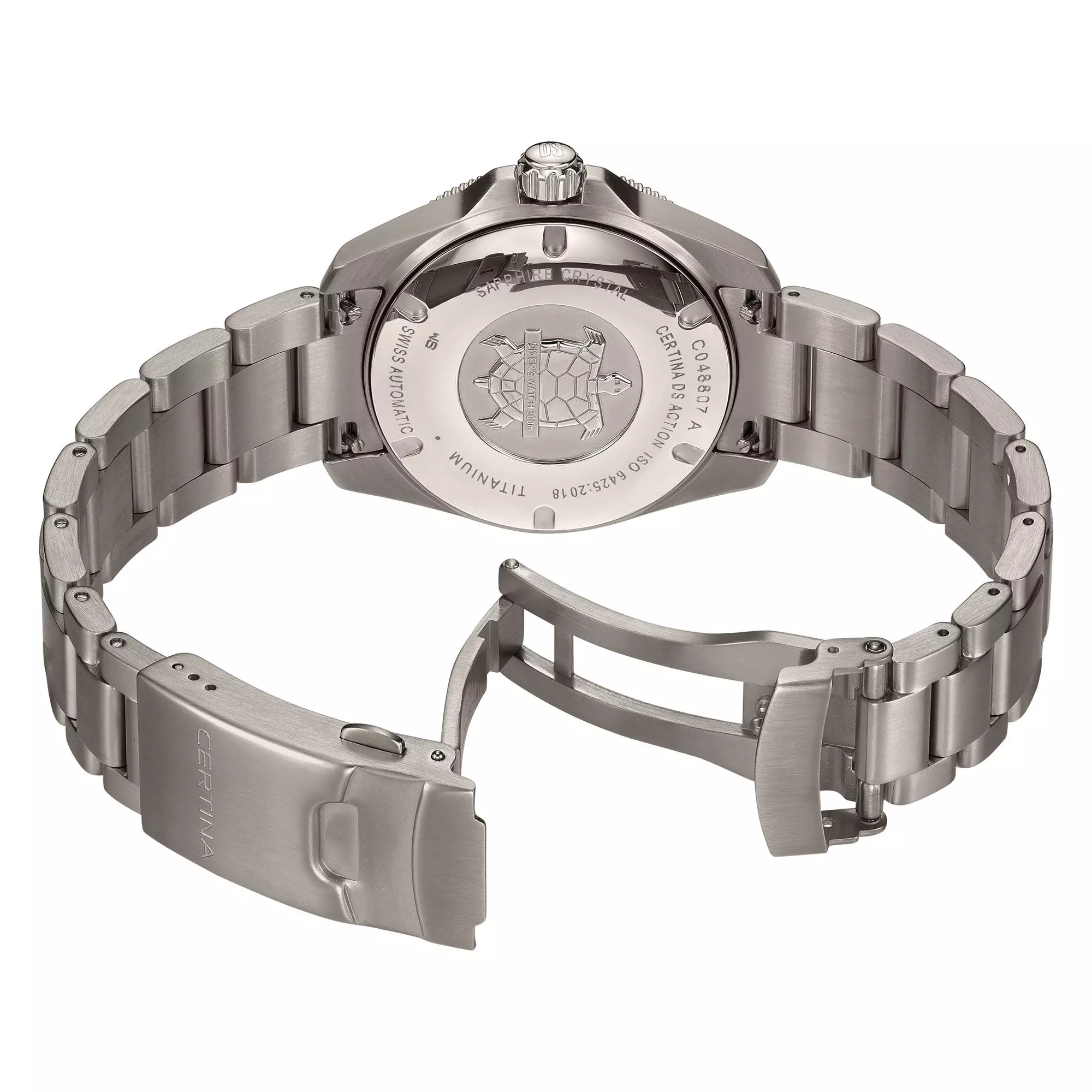 Reloj Certina DS Action Diver 38MM Azul Titanium-2