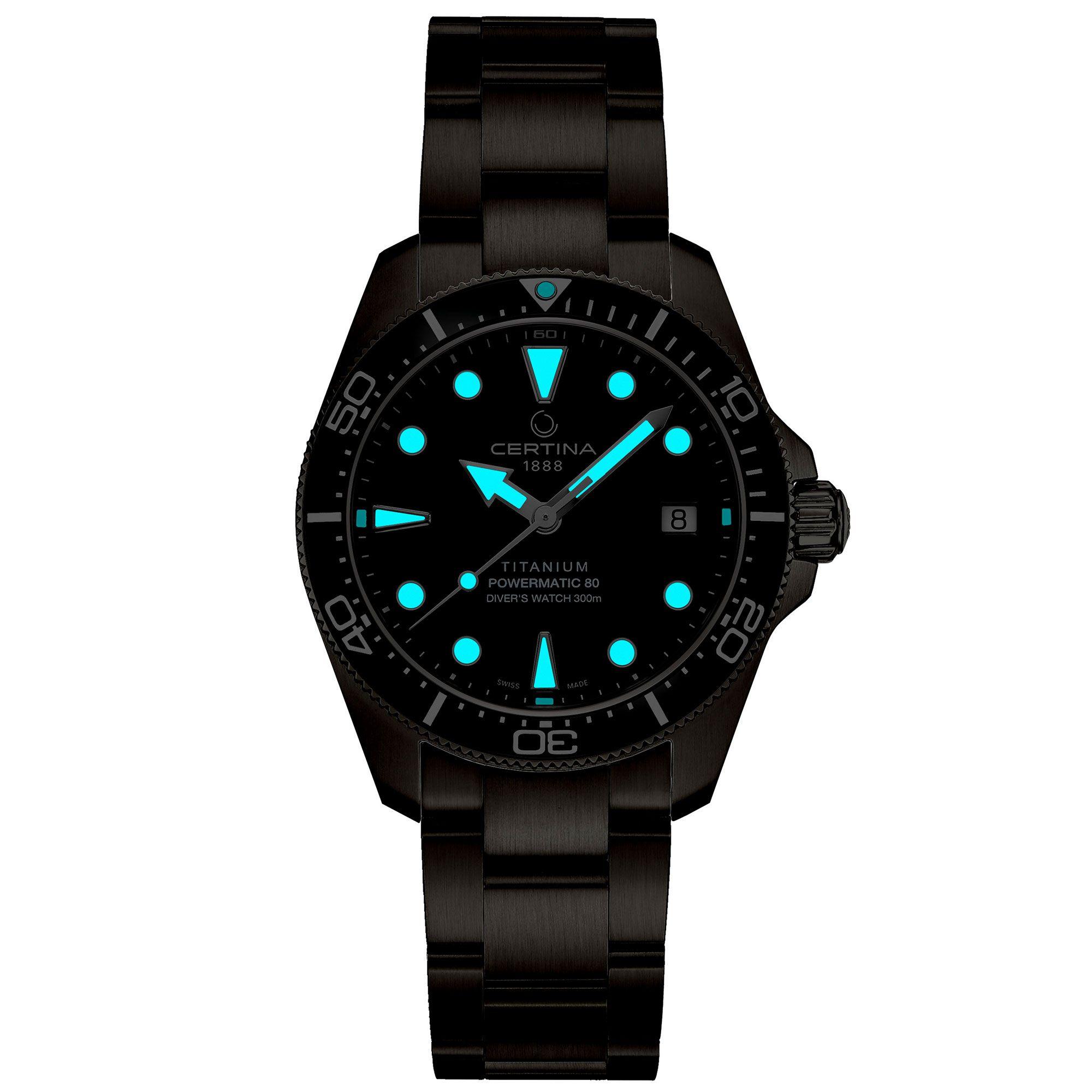 Reloj Certina DS Action Diver 38MM Azul Titanium-4