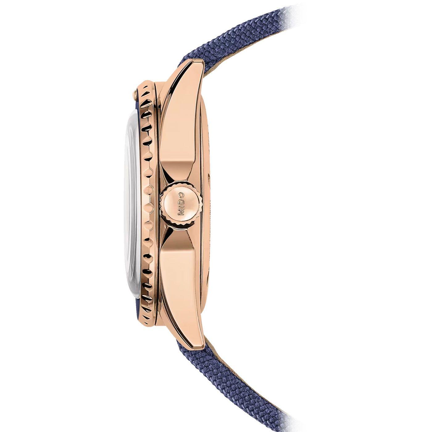 Reloj Mido Ocean Star Tribute Textil Azul-2