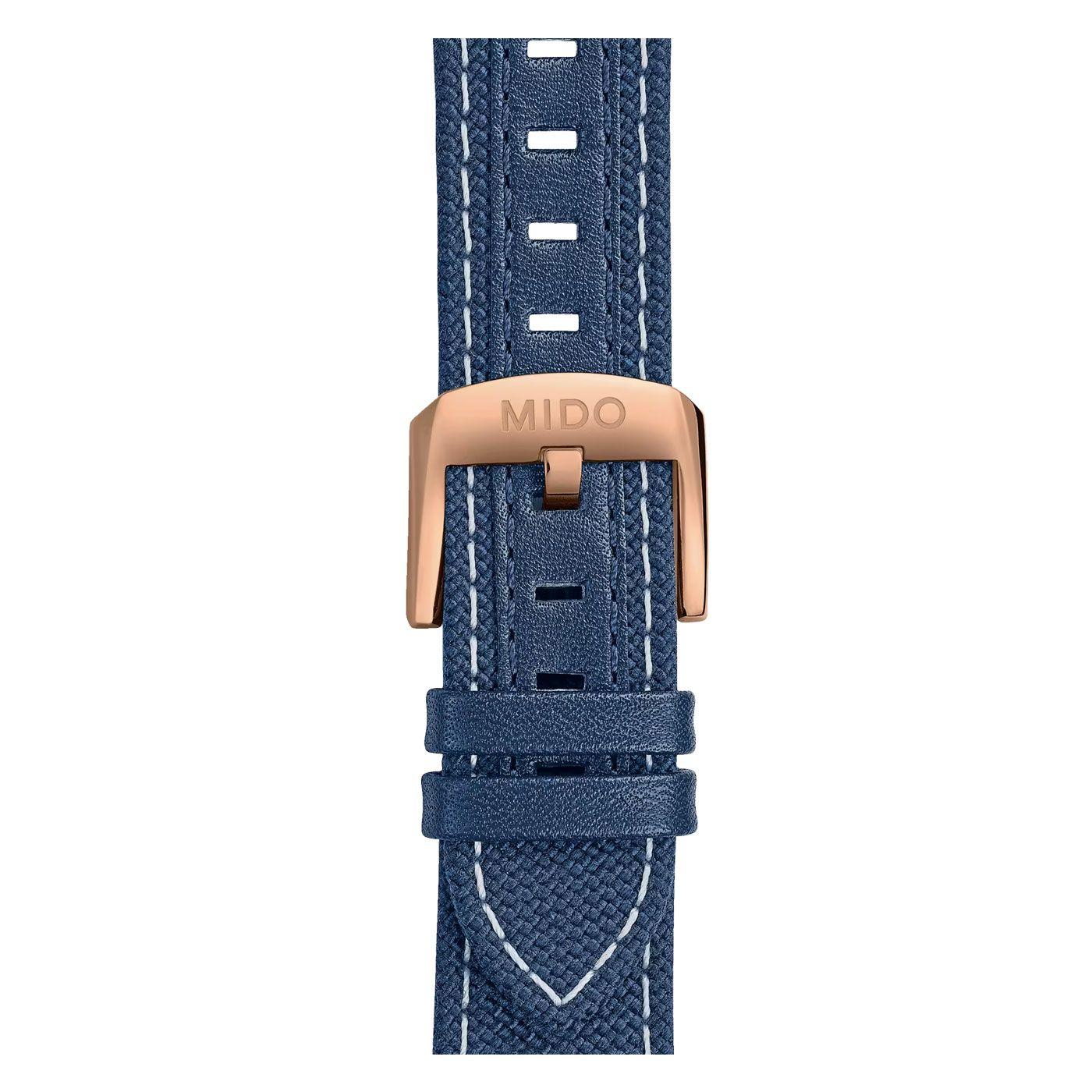 Reloj Mido Ocean Star Tribute Textil Azul-3