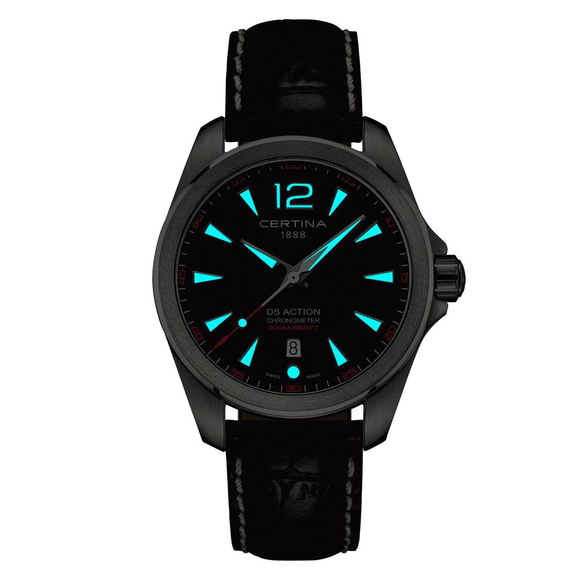 Reloj Certina DS Action Crono Cuero-2