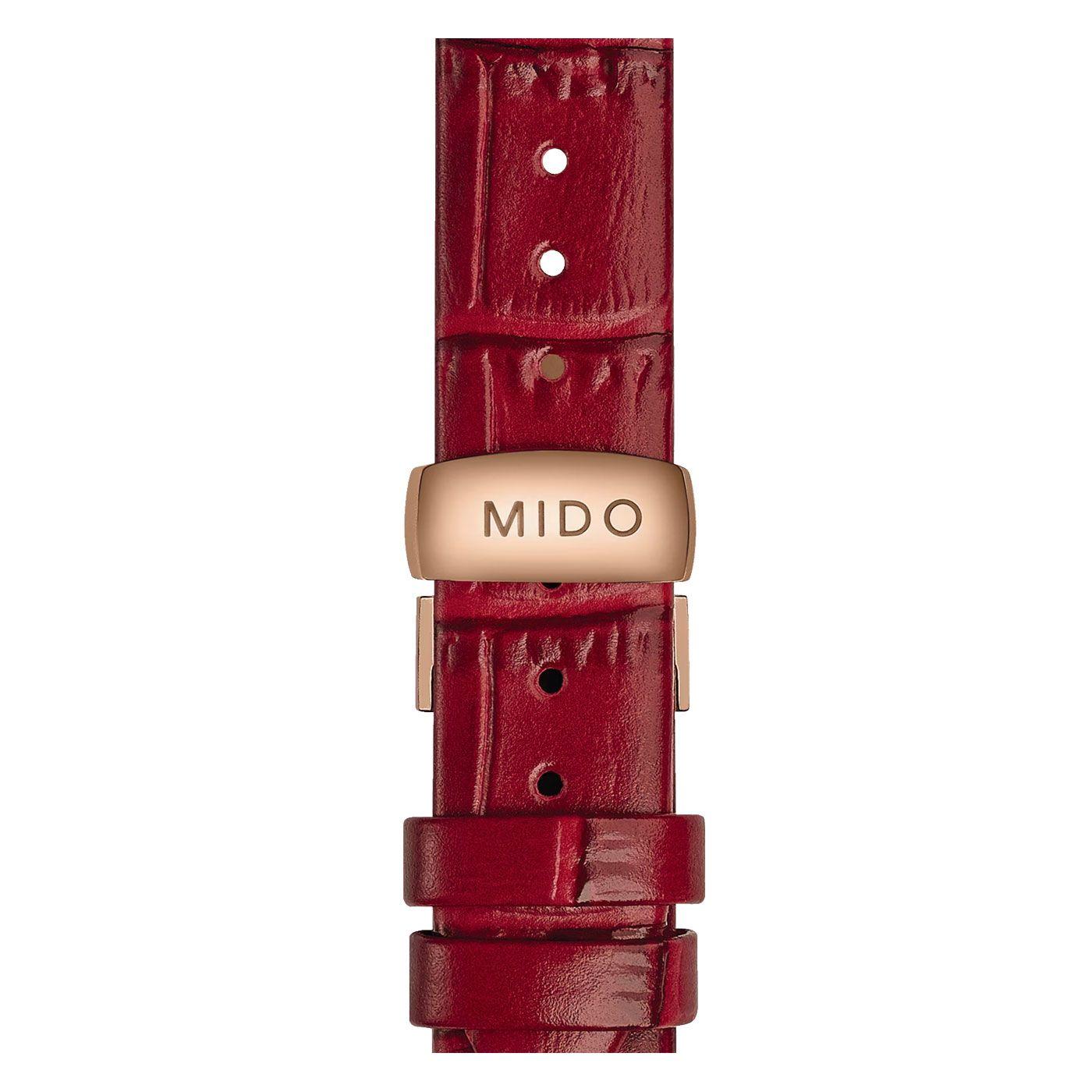 Reloj Mido Rainflower Rojo-3