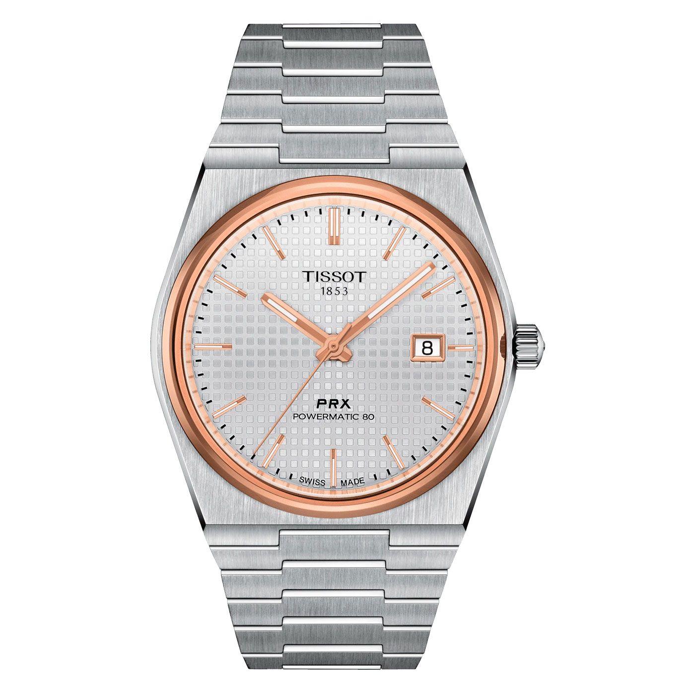 Reloj Tissot PRX Powermatic 80 Acero Dorado-0