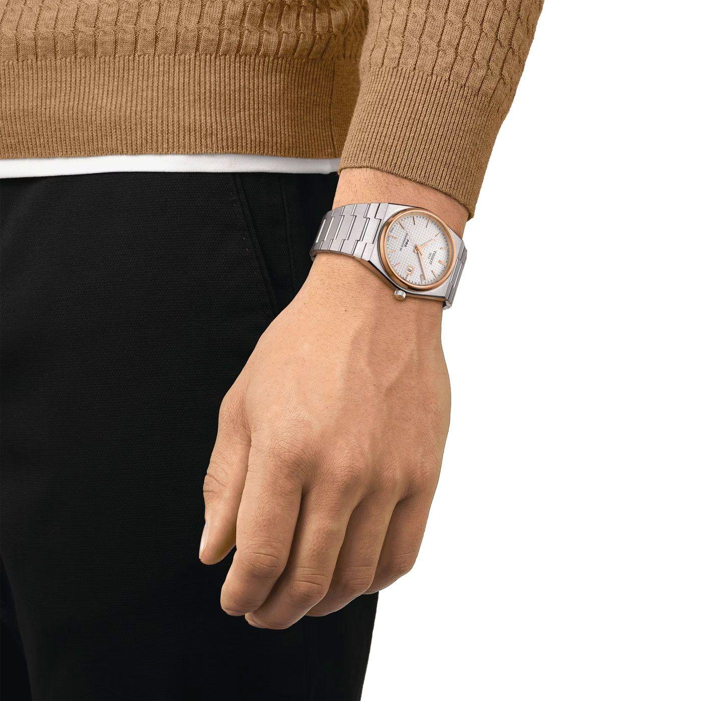 Reloj Tissot PRX Powermatic 80 Acero Dorado-4