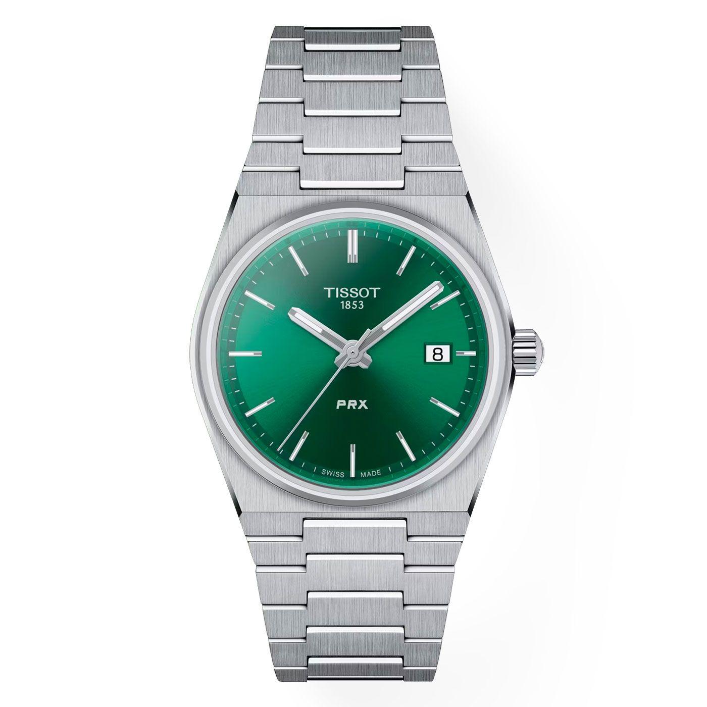 Reloj Tissot PRX 35mm Acero Verde-0