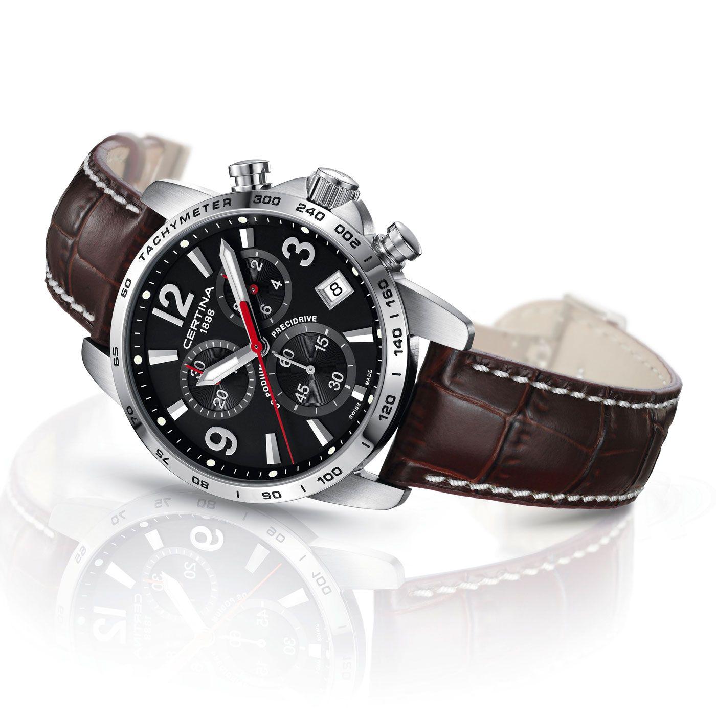 Reloj Certina DS Podium Crono Cuero-1
