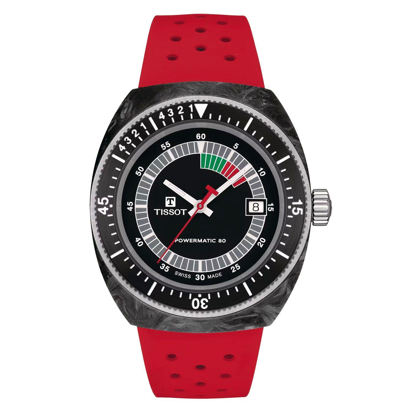 Reloj Tissot Sideral Powermatic 80 Rojo-0