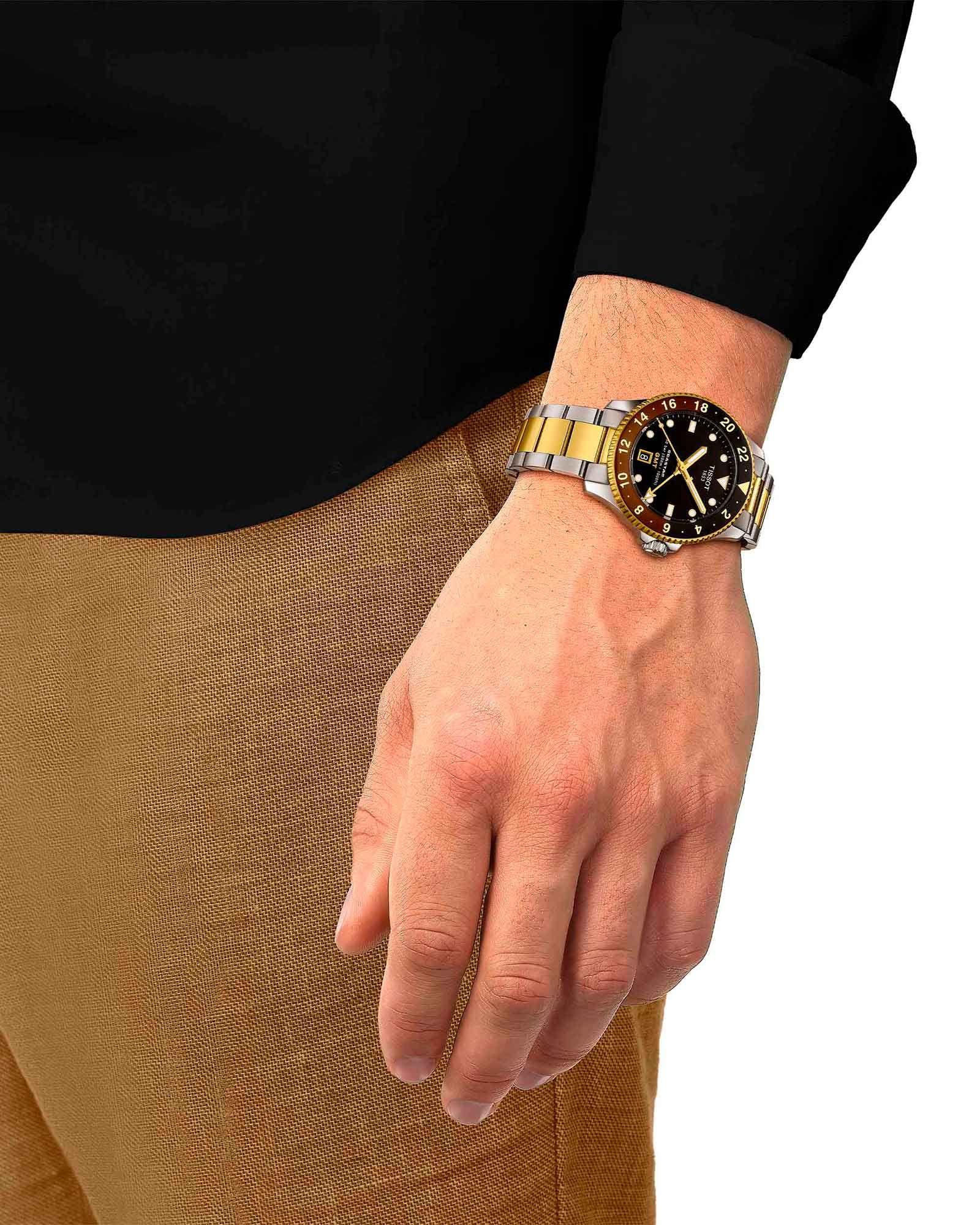 Reloj Tissot Seastar 1000 Quartz GMT Bicolor-3