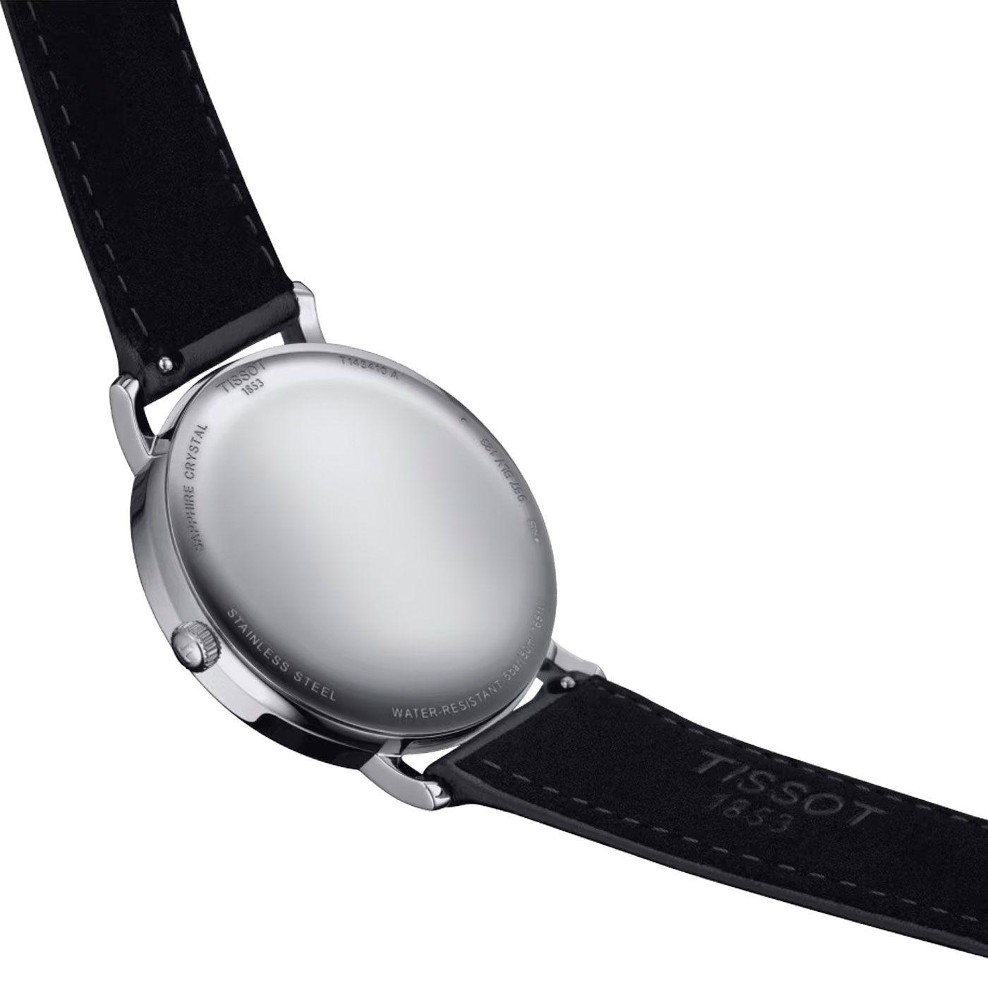 Reloj Tissot Everytime Cuero Azul-3