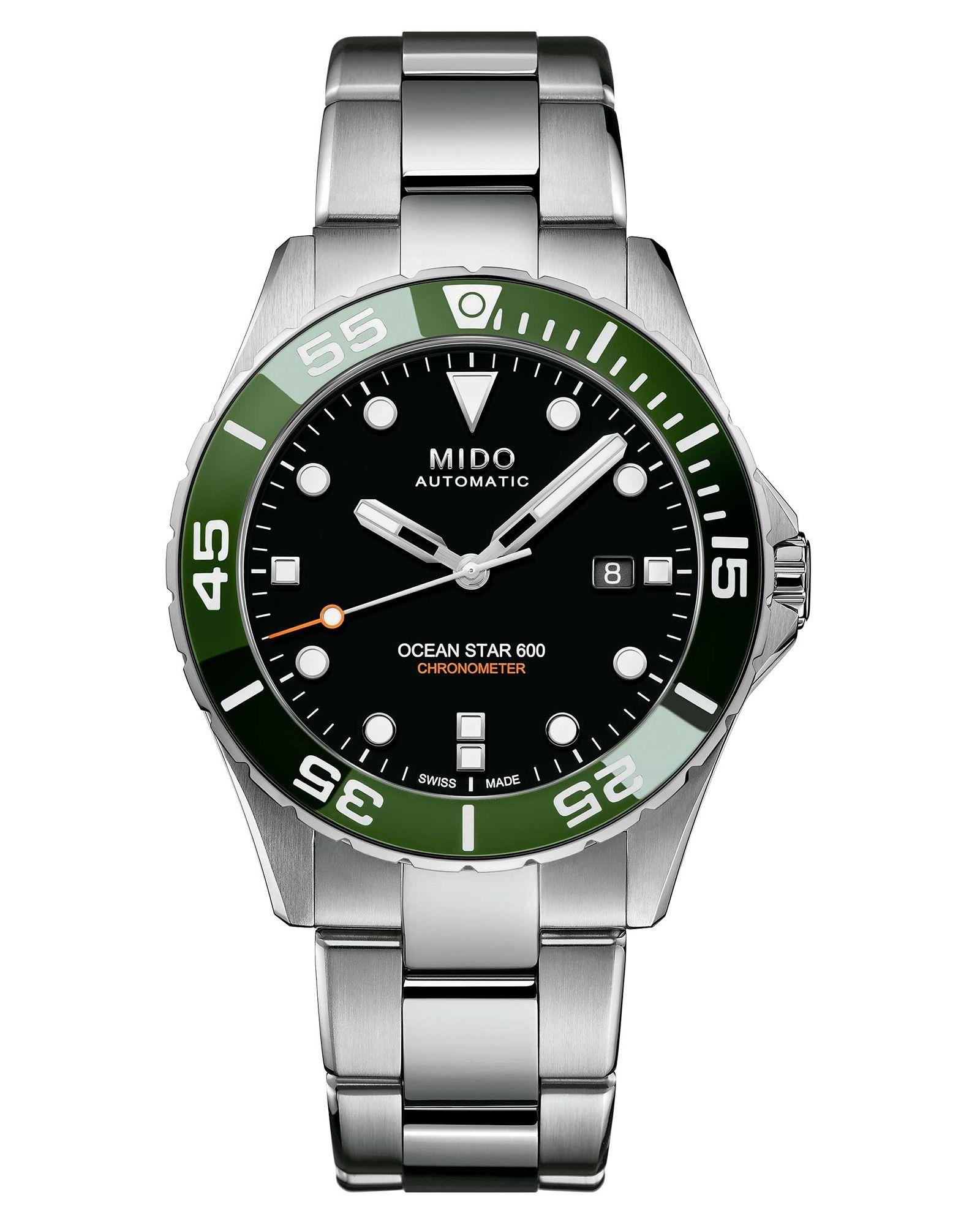 Reloj Mido Ocean Star 600 Chronometer Acero Verde-0