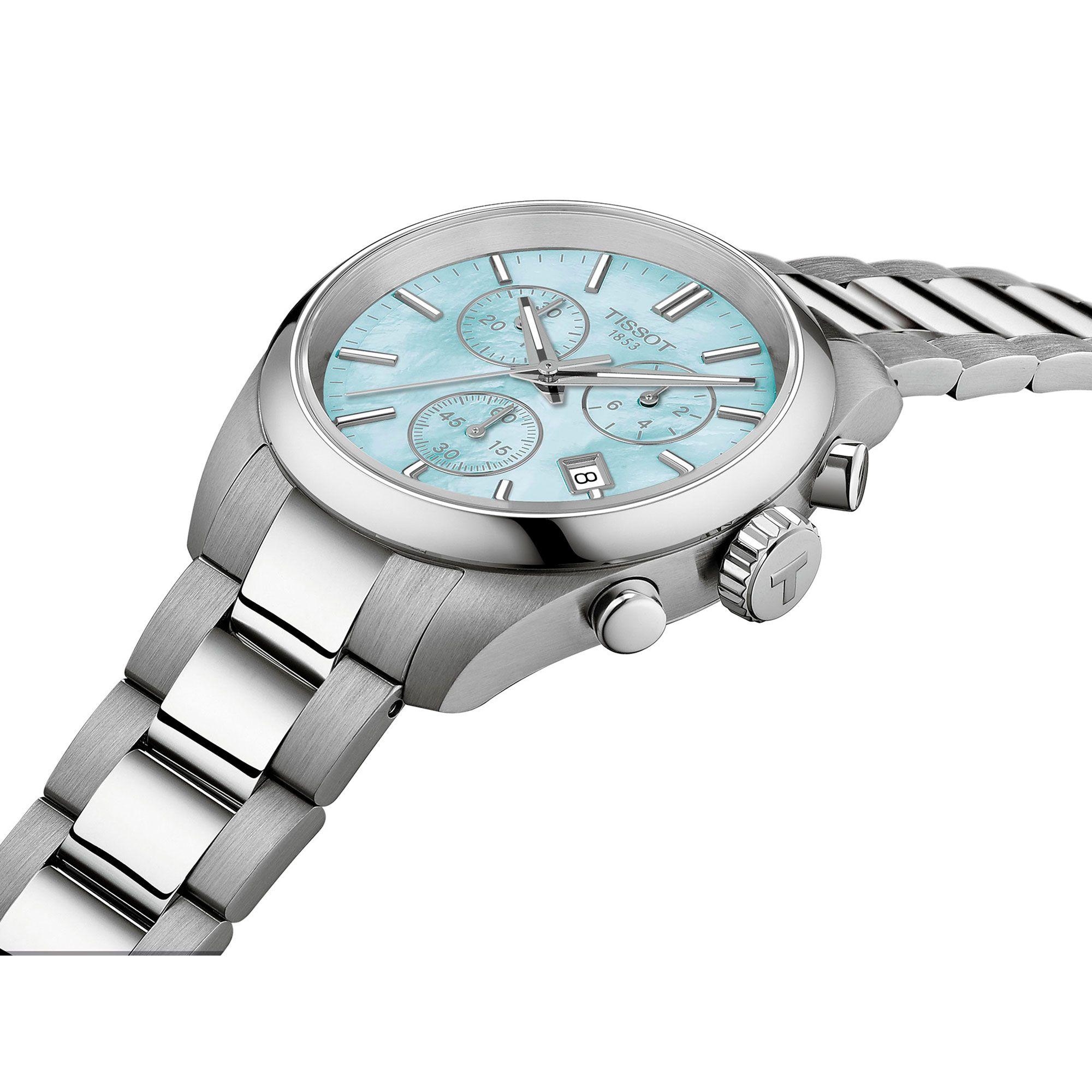 Reloj Tissot PR100 Chrono Classic 36MM Azul-2