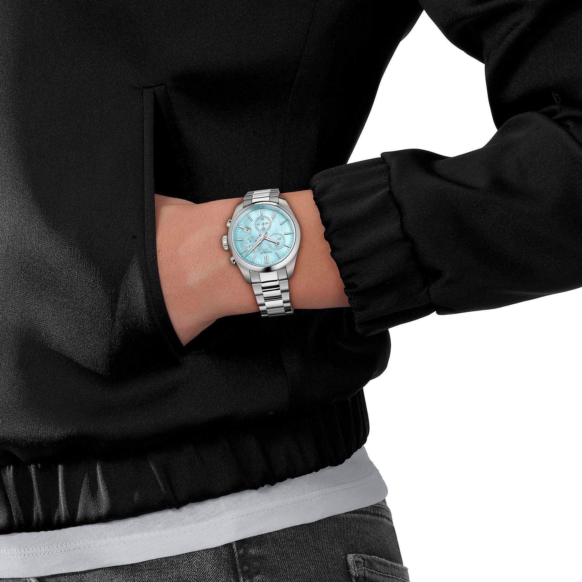 Reloj Tissot PR100 Chrono Classic 36MM Azul-5