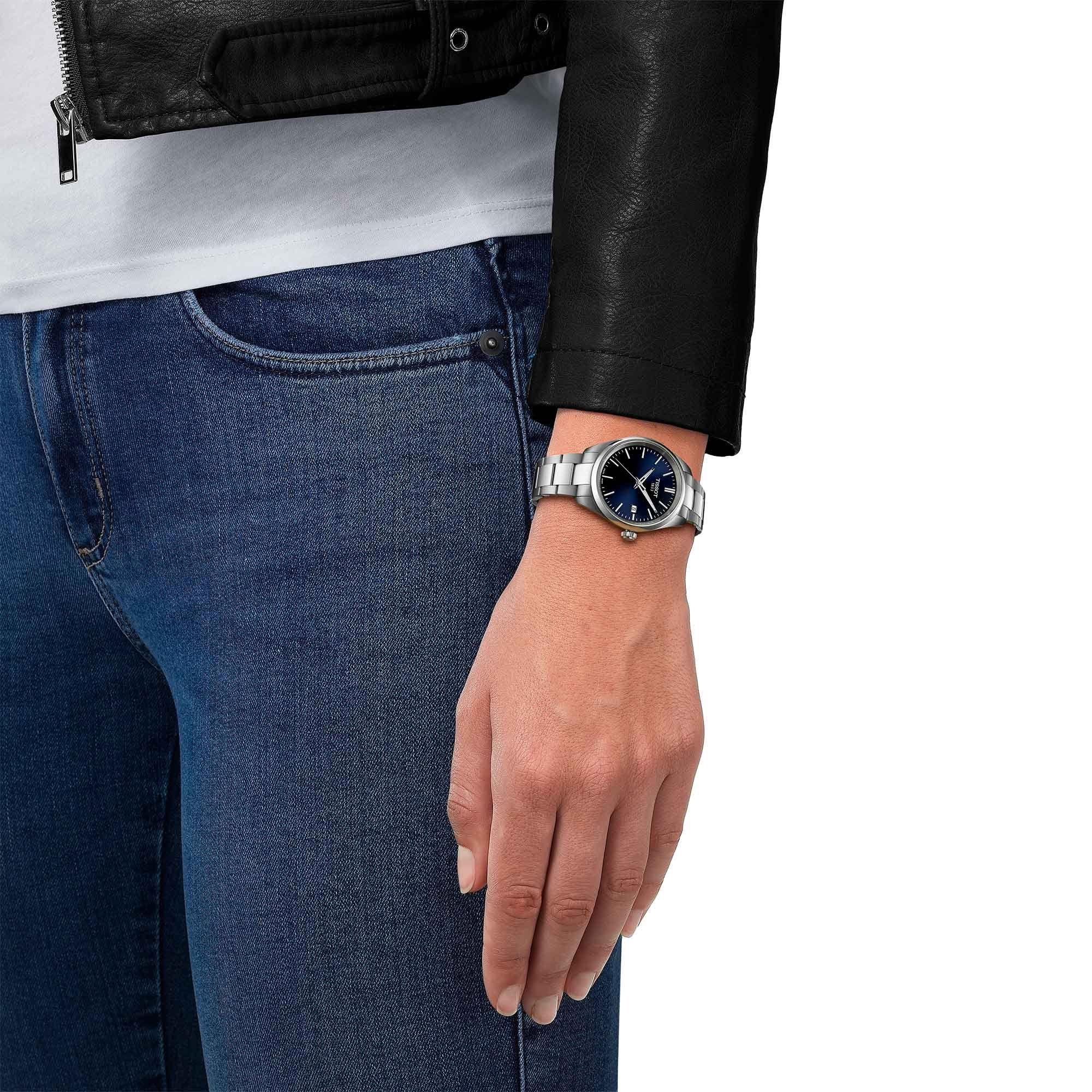 Reloj Tissot Pr100 Classic Azul-3