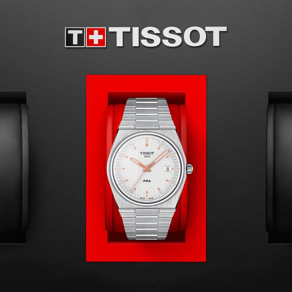 Reloj Tissot PRX 40mm Acero Blanco-3