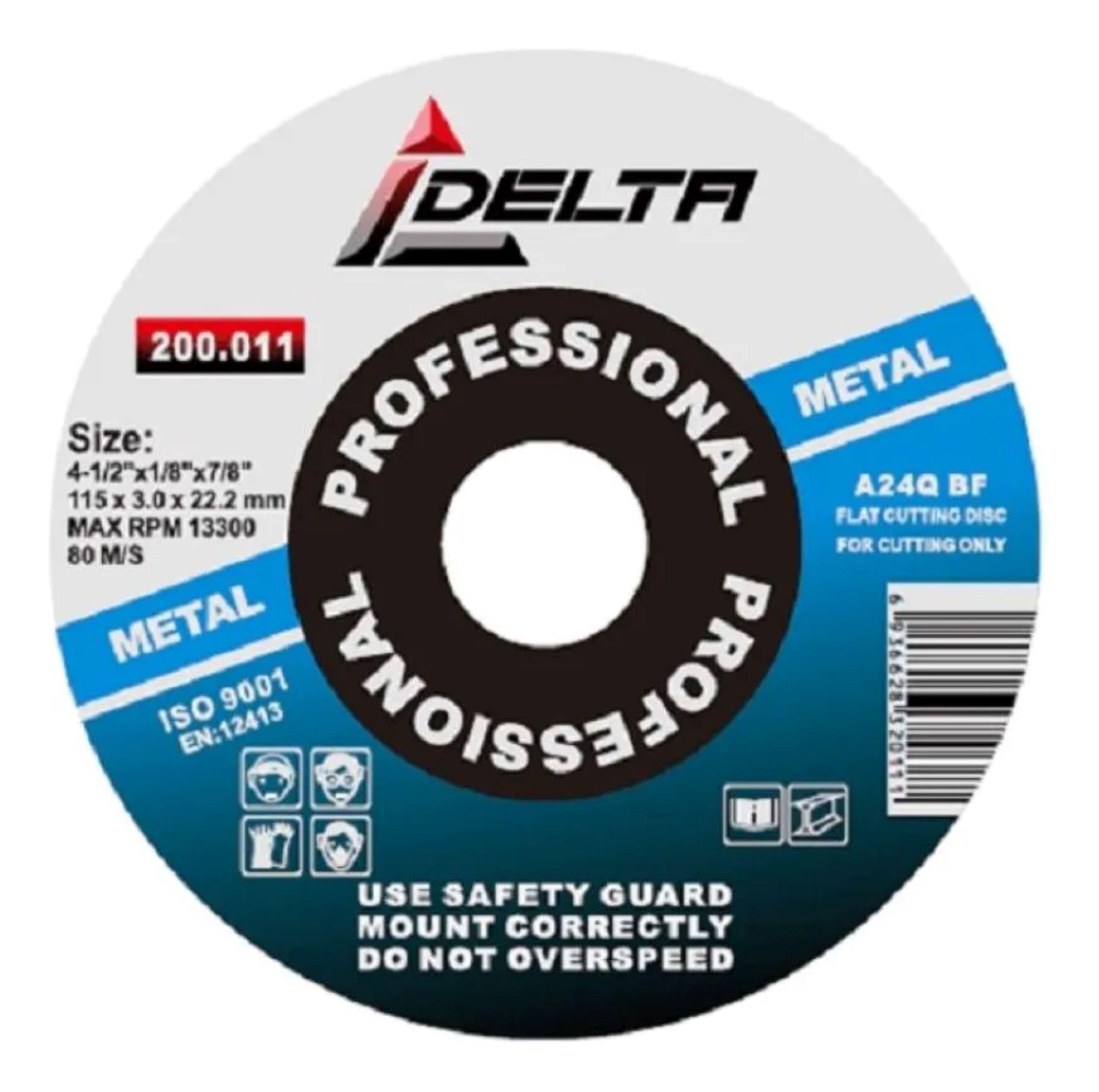 Disco De Corte 4 1 2 3mm Delta Negro-0