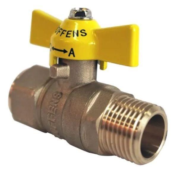 Llave De Paso Para Gas Hi-he Manilla Mariposa 1/2-0