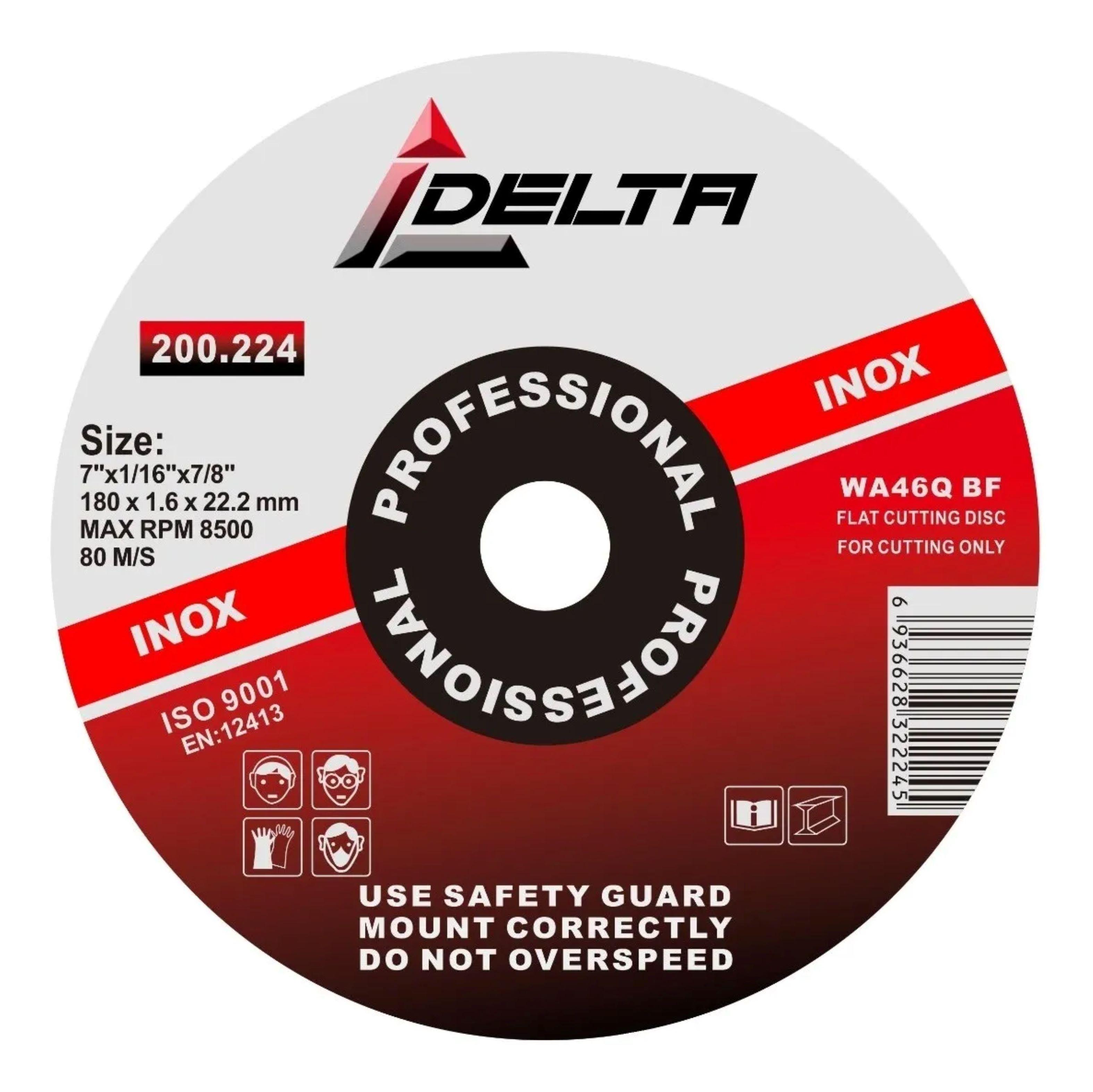 Discos De Corte 7x 1 6mm caja 10 Unidades Negro-0