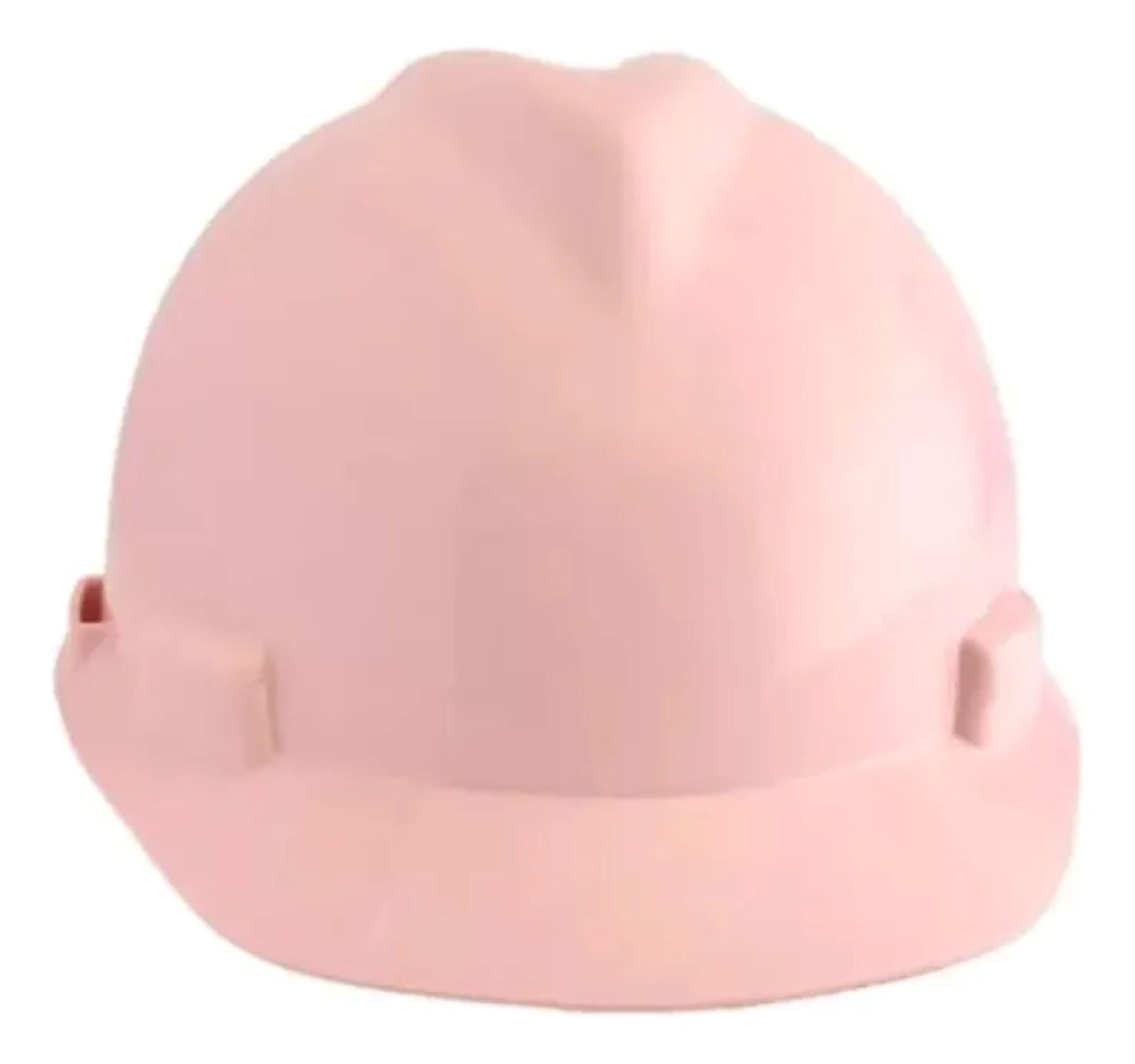Casco De Seguridad V gard Rosado Msa Rosa-1
