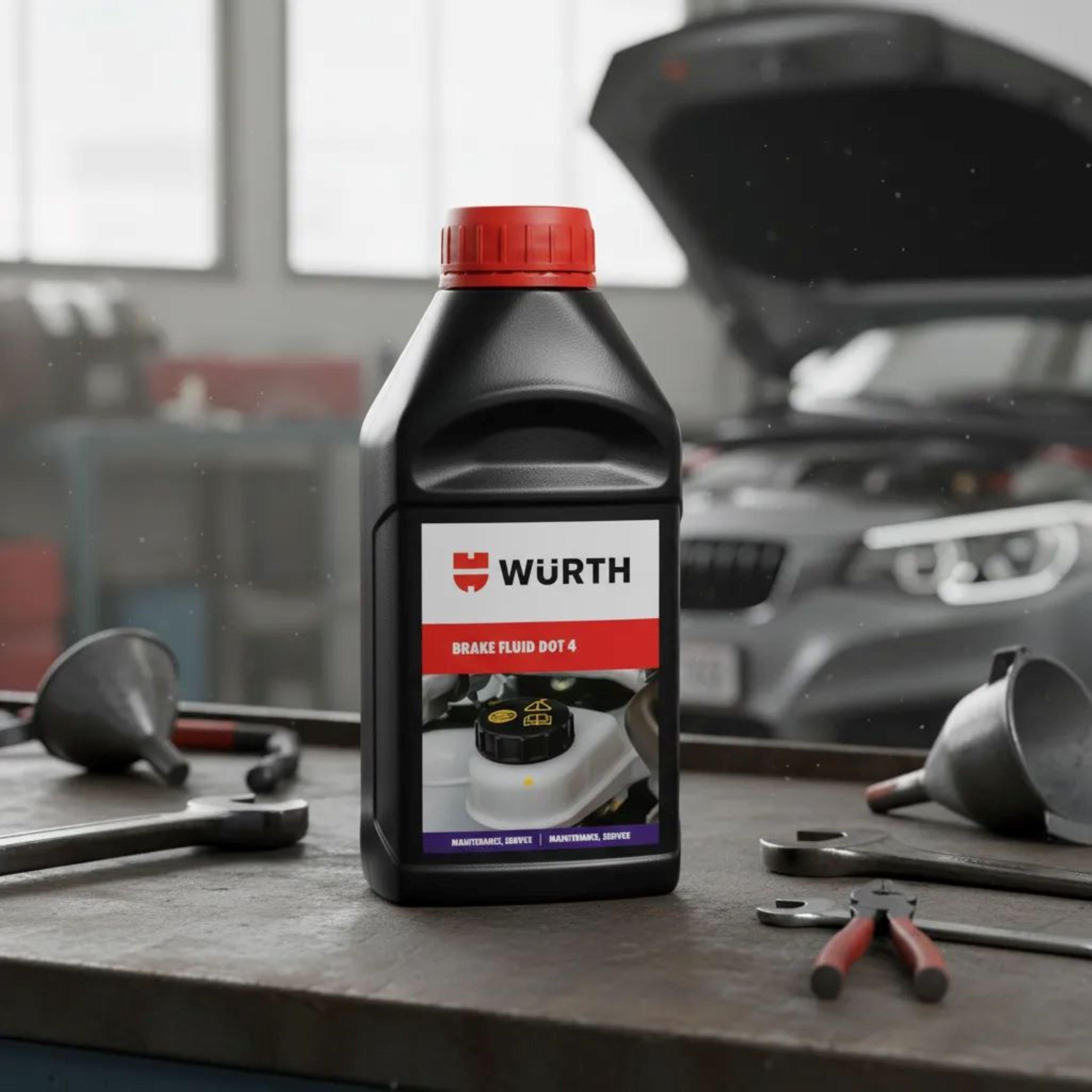 L quido De Frenos Dot 4 Wurth 250 Ml-0