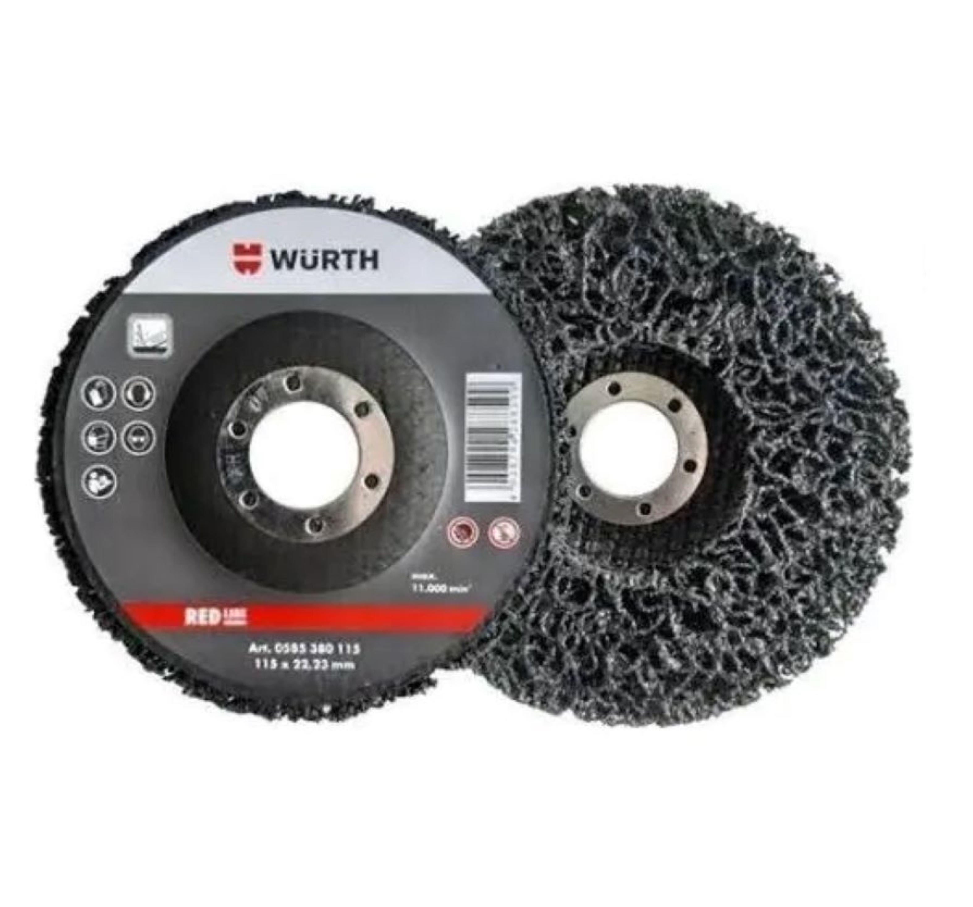 Disco Removedor De Pintura De Nailon Wurth, 115 Mm X 22 Mm-1