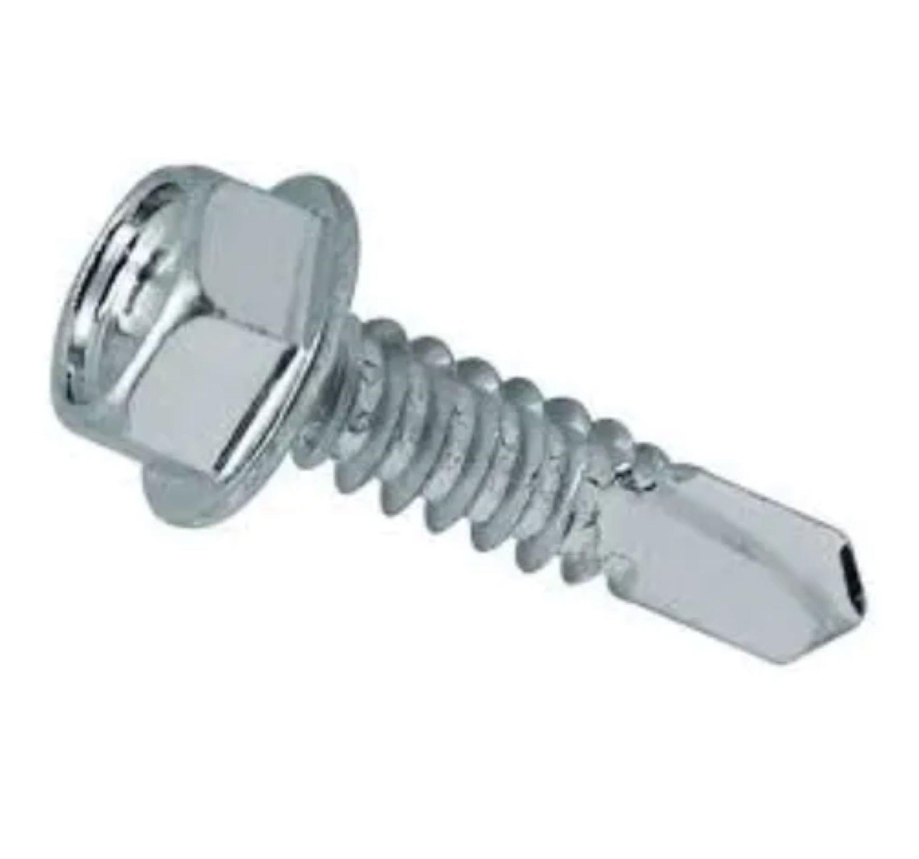 Tornillo Cabeza Hexagonal Punta Broca 8x1 2 100un-0