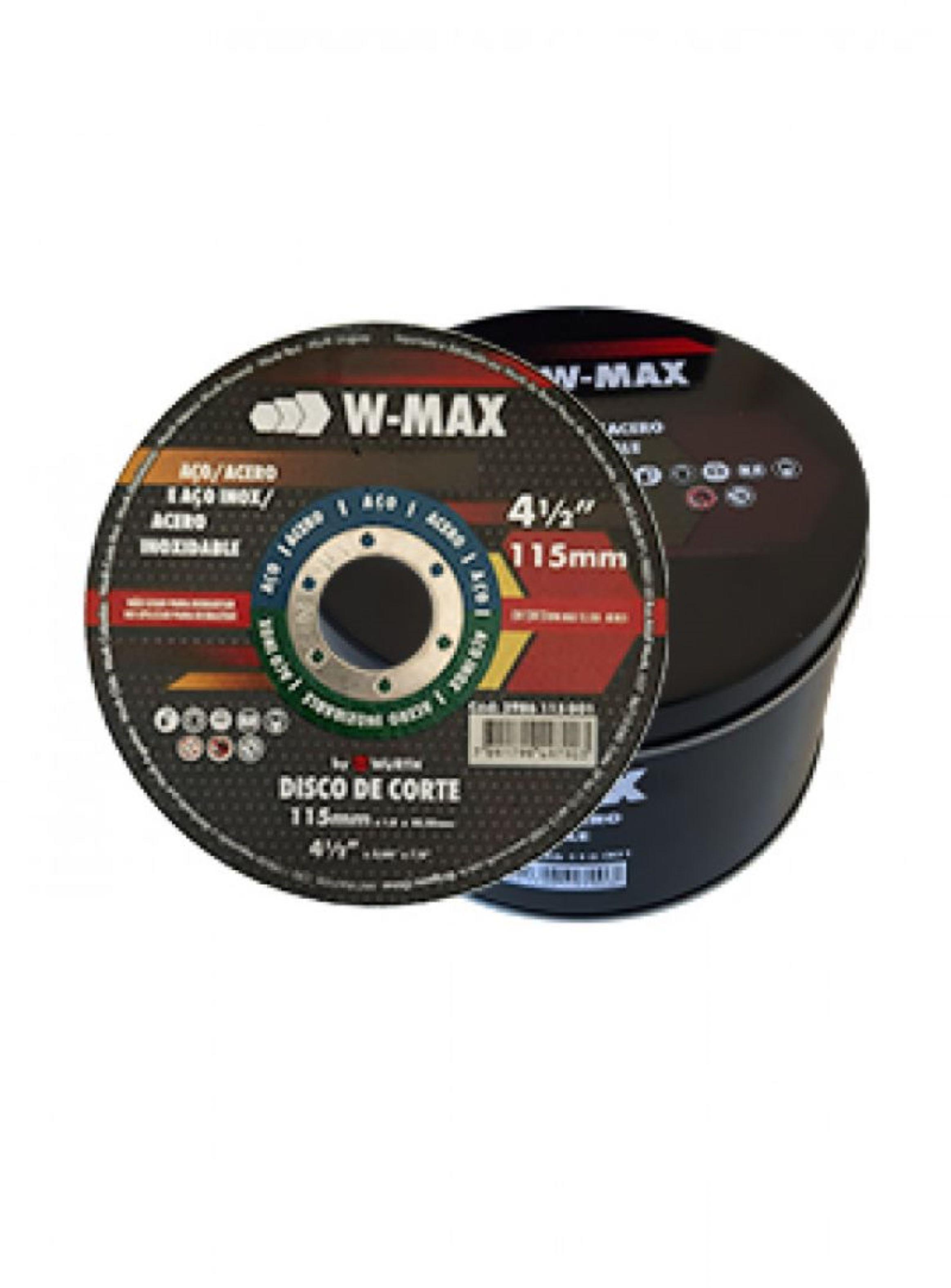 Disco Corte Acero Inox. 4 1/2 X 1mm Wurth. (25 Unidad)-0
