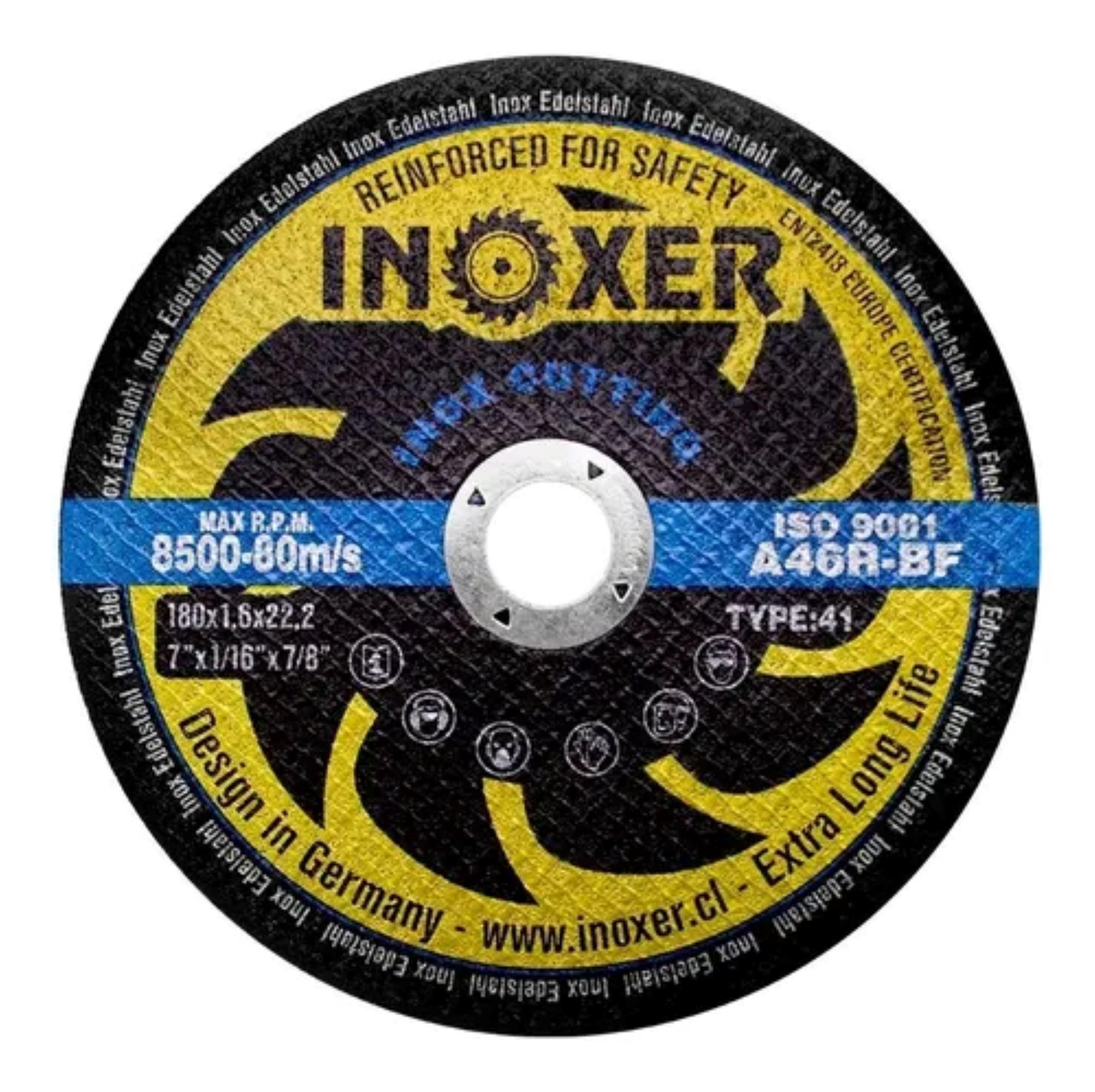Disco De Corte 9x3mm Pack 5 Unidades Inoxer-1
