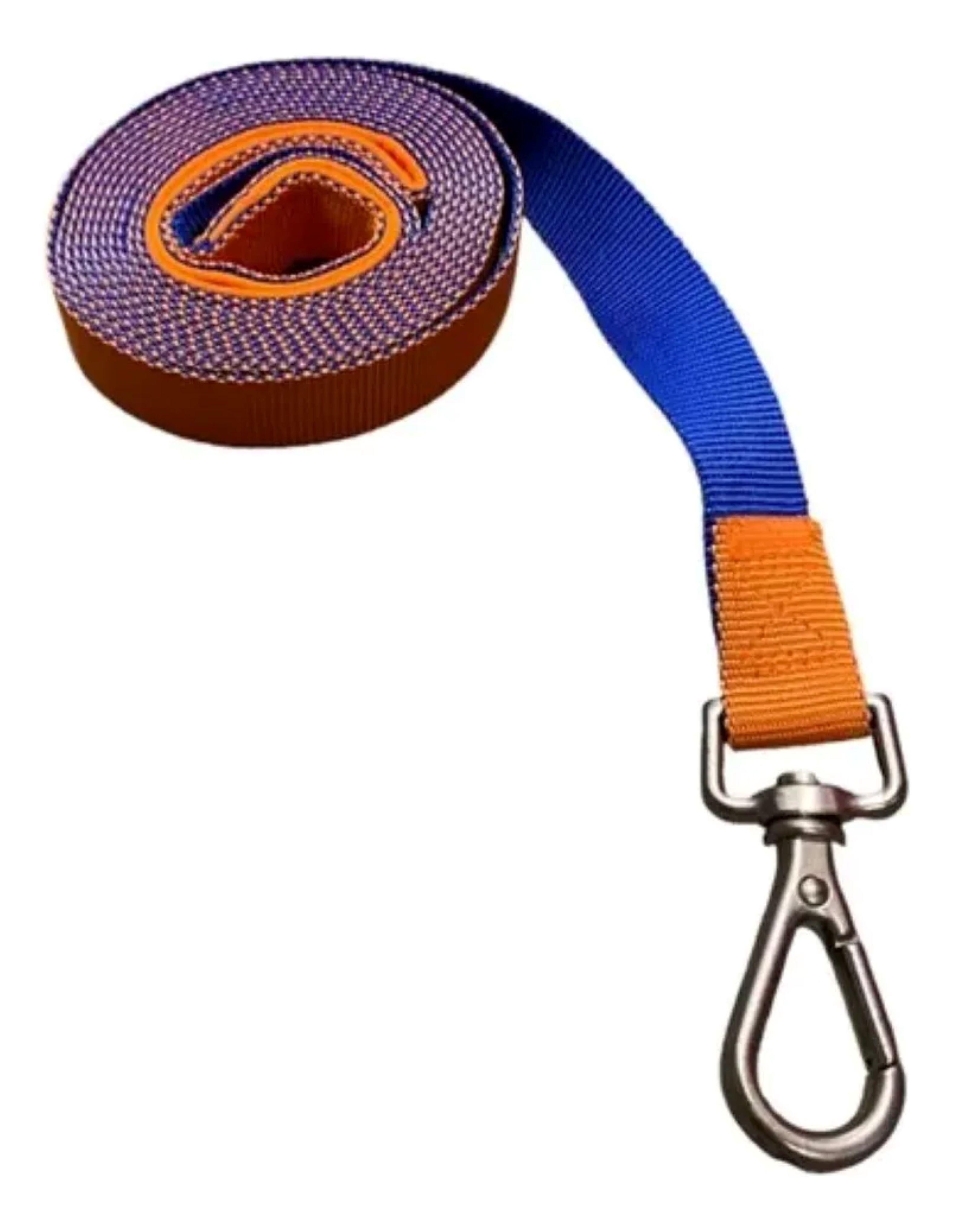 Correa Plana Larga Resistente Para Perros 1.5 Metros X 2,5cm-0