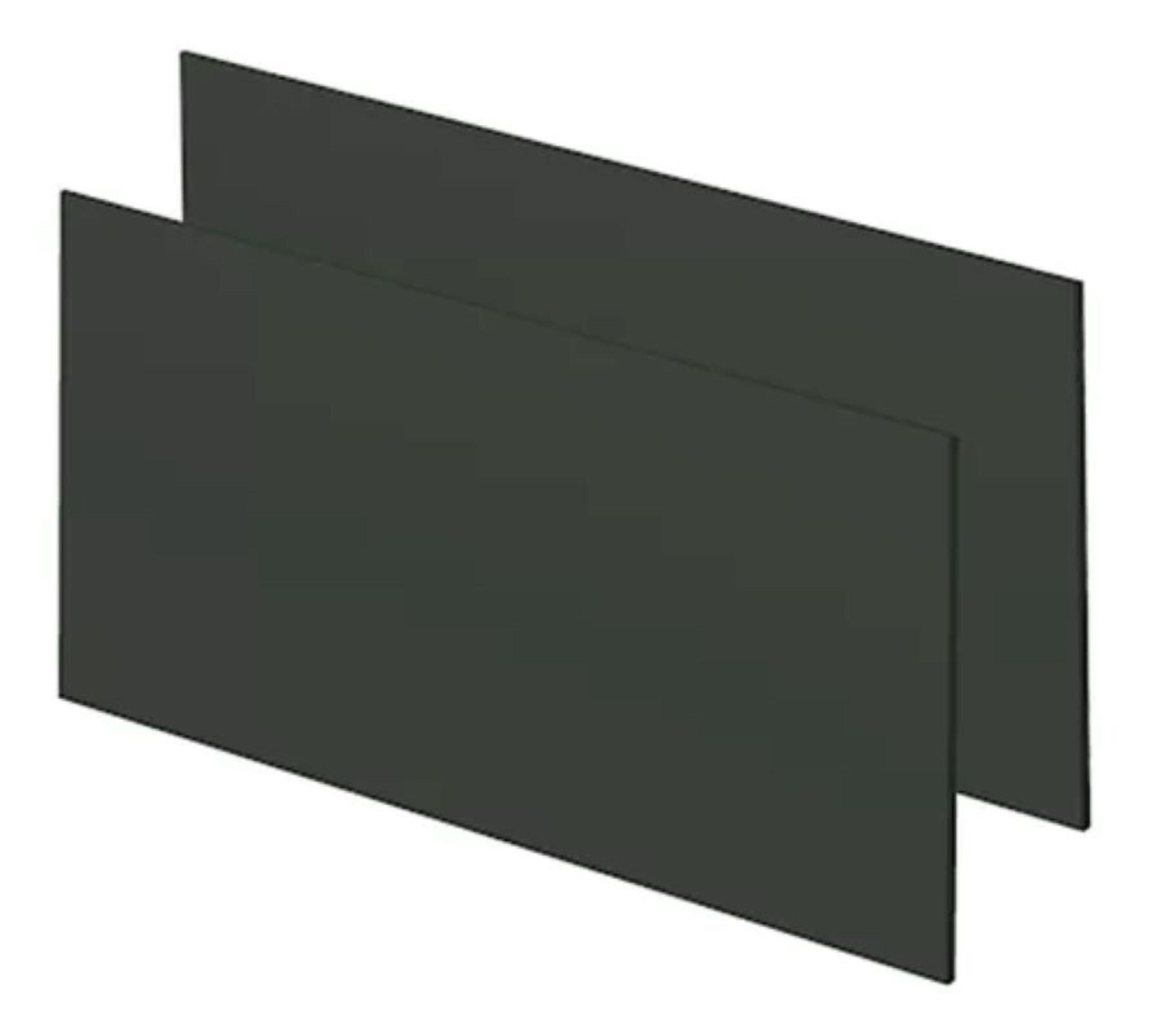 Vidrios Rectangulares Blancos 10 Unidades-0