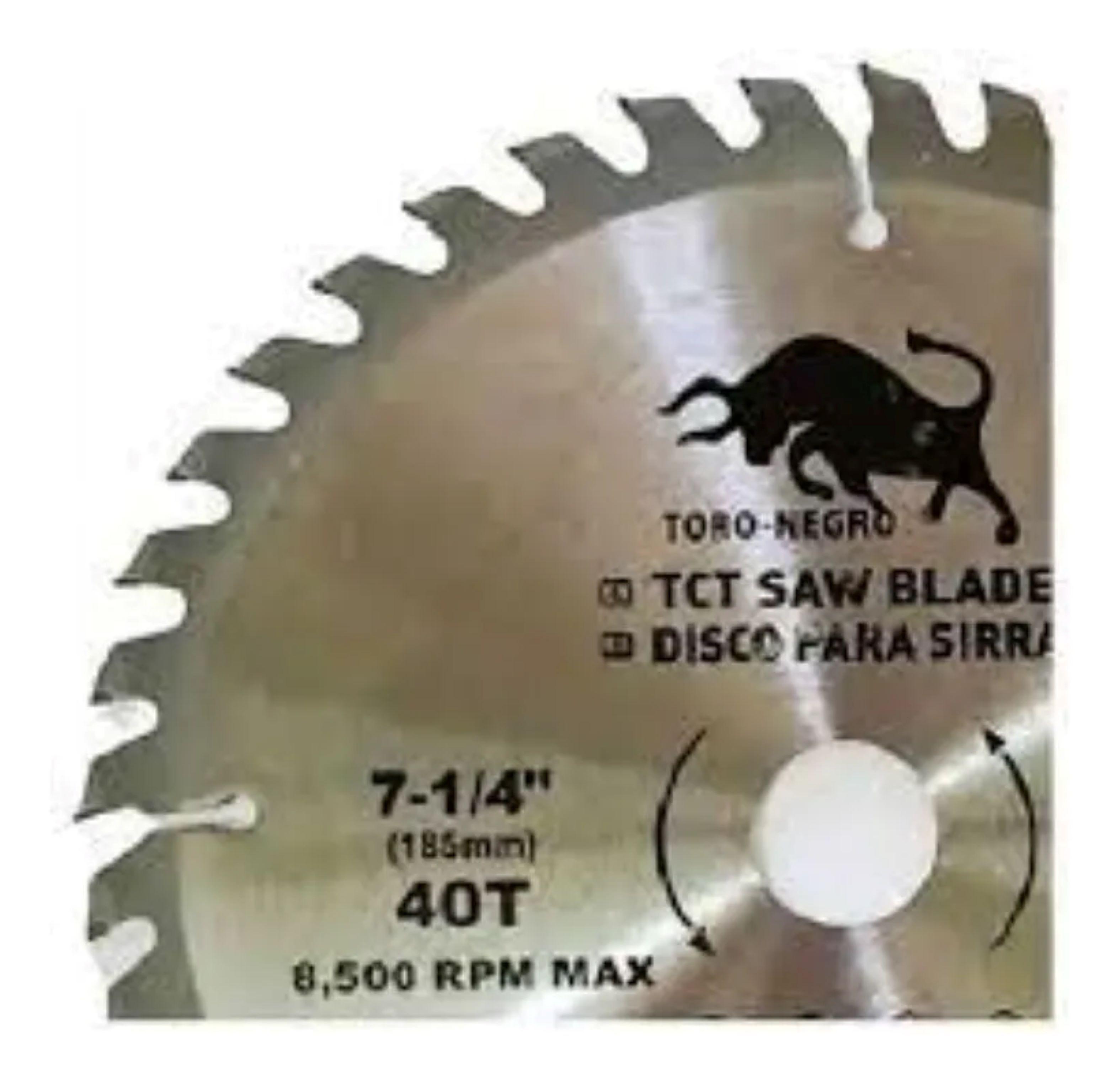 Disco Sierra Circular 7 1 4 Pulgada 40 Dientes Corte Madera Plateado-1