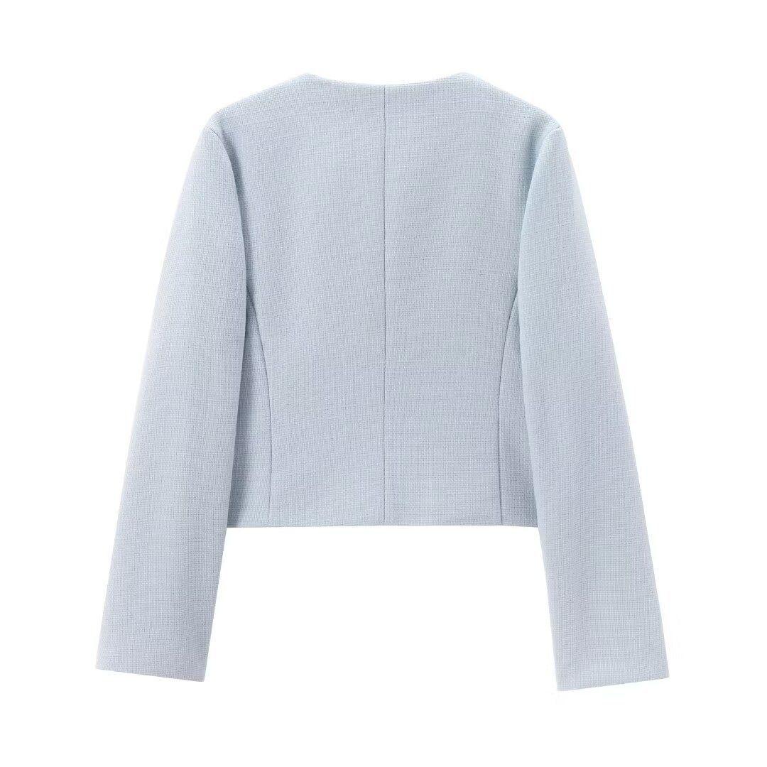 Blazer Fiorella Estructura Rosa-1