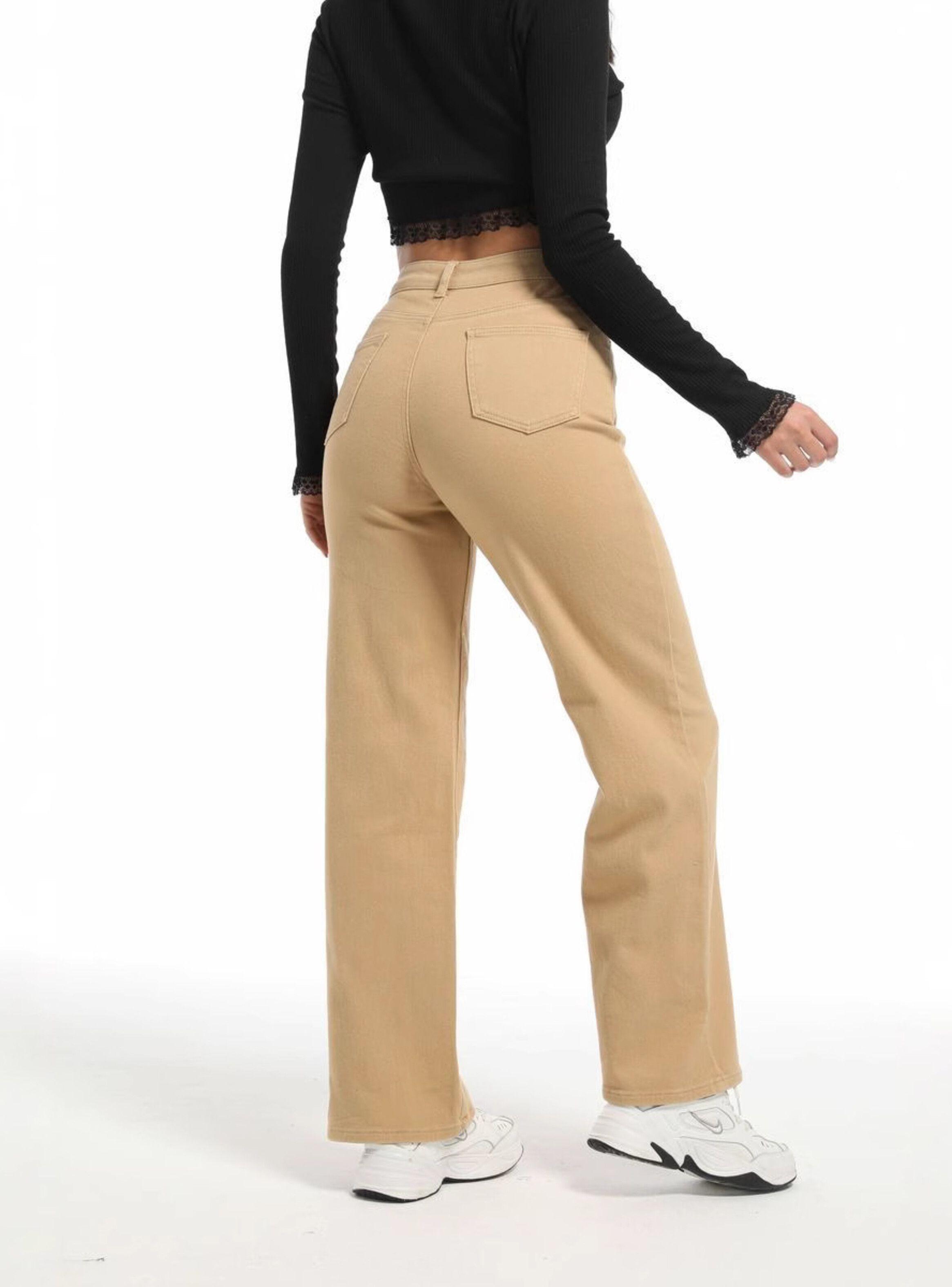 Jeans Recto Isadora Khaki Mujer-2