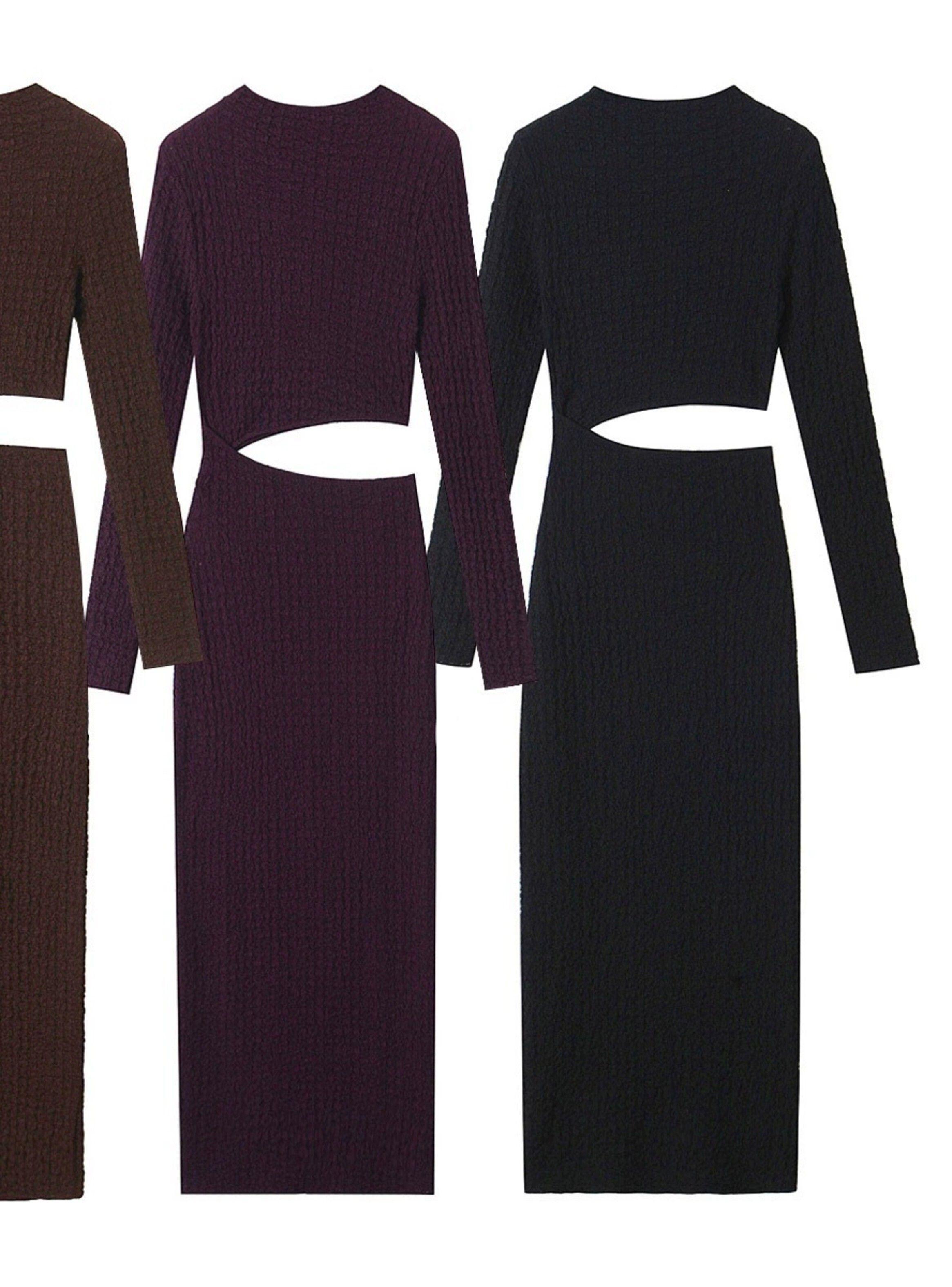 Vestido Largo Ajustado Seraphina Chocolate -3