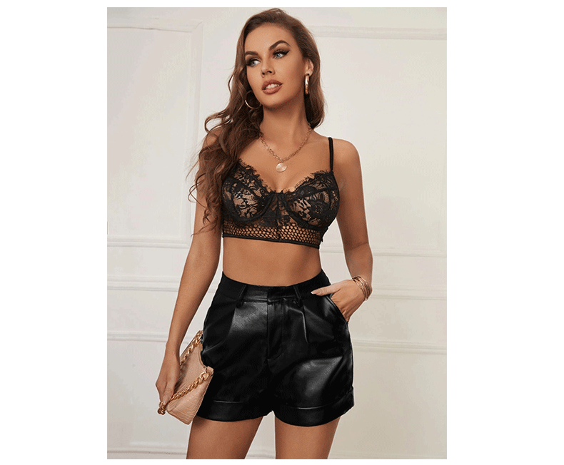 Short Cuerina Negro-2