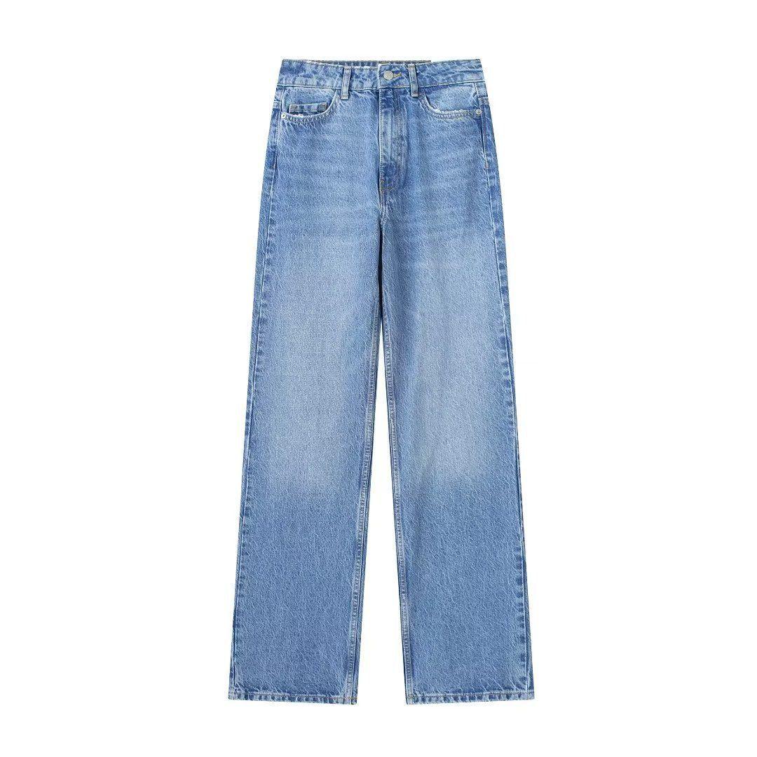 Jeans Wide leg Vélisse Azul Marino Mujer-4