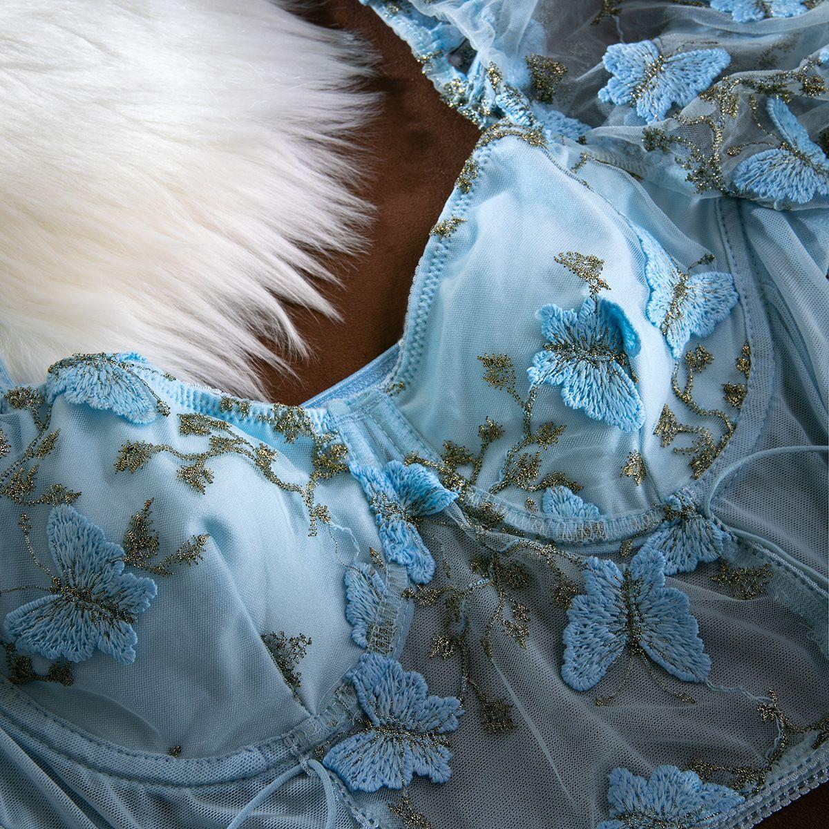 TOP CORSET FLORAL BLUE-3