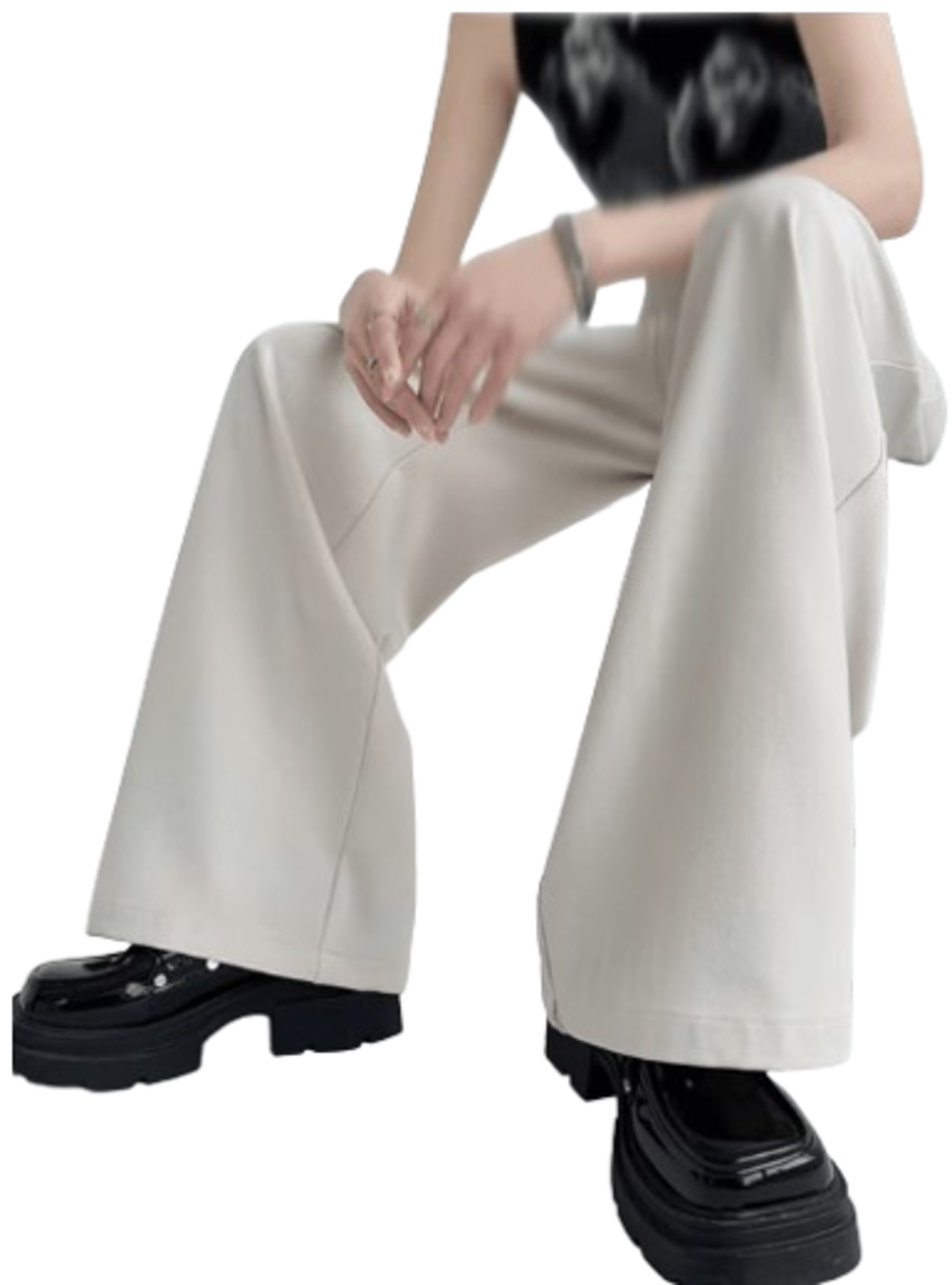 Pantalon Praga Mujer Crema -3