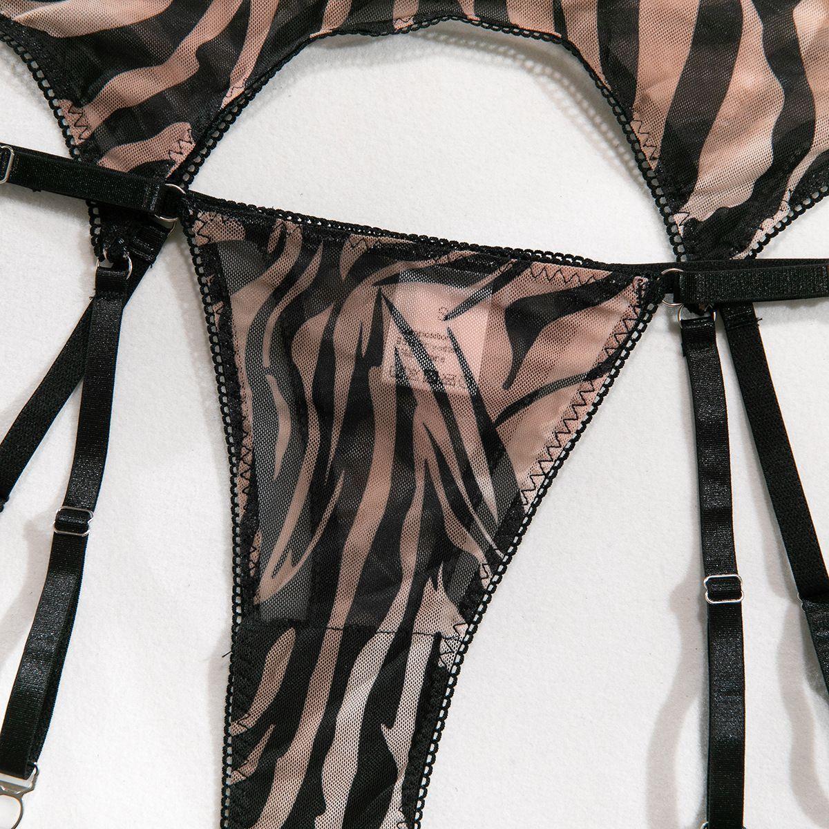 Set Lenceria Malla Animal Print-6