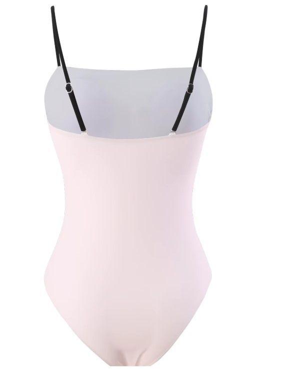Traje De Baño Entero Mujer Rosado  Beach-3