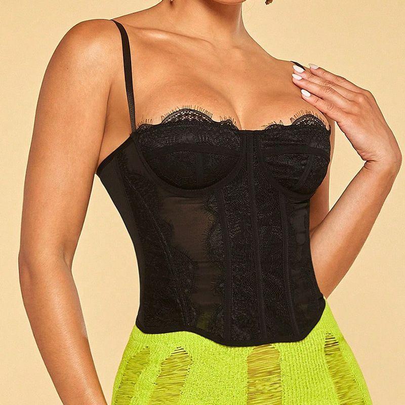 Top Corset Negro Camila-1